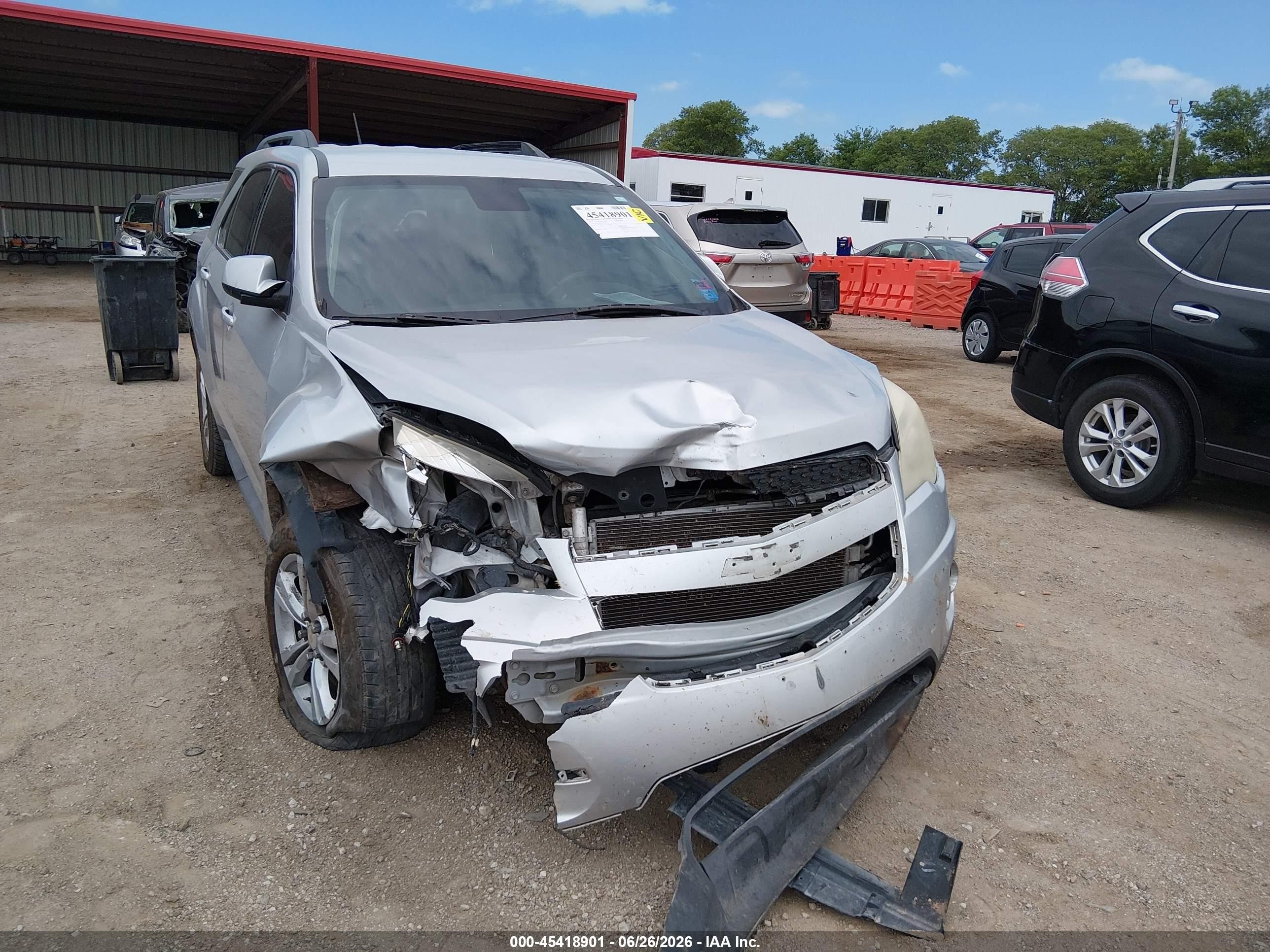 2013 Chevrolet Equinox Lt Silver vin: 2GNFLNEK9D6272897
