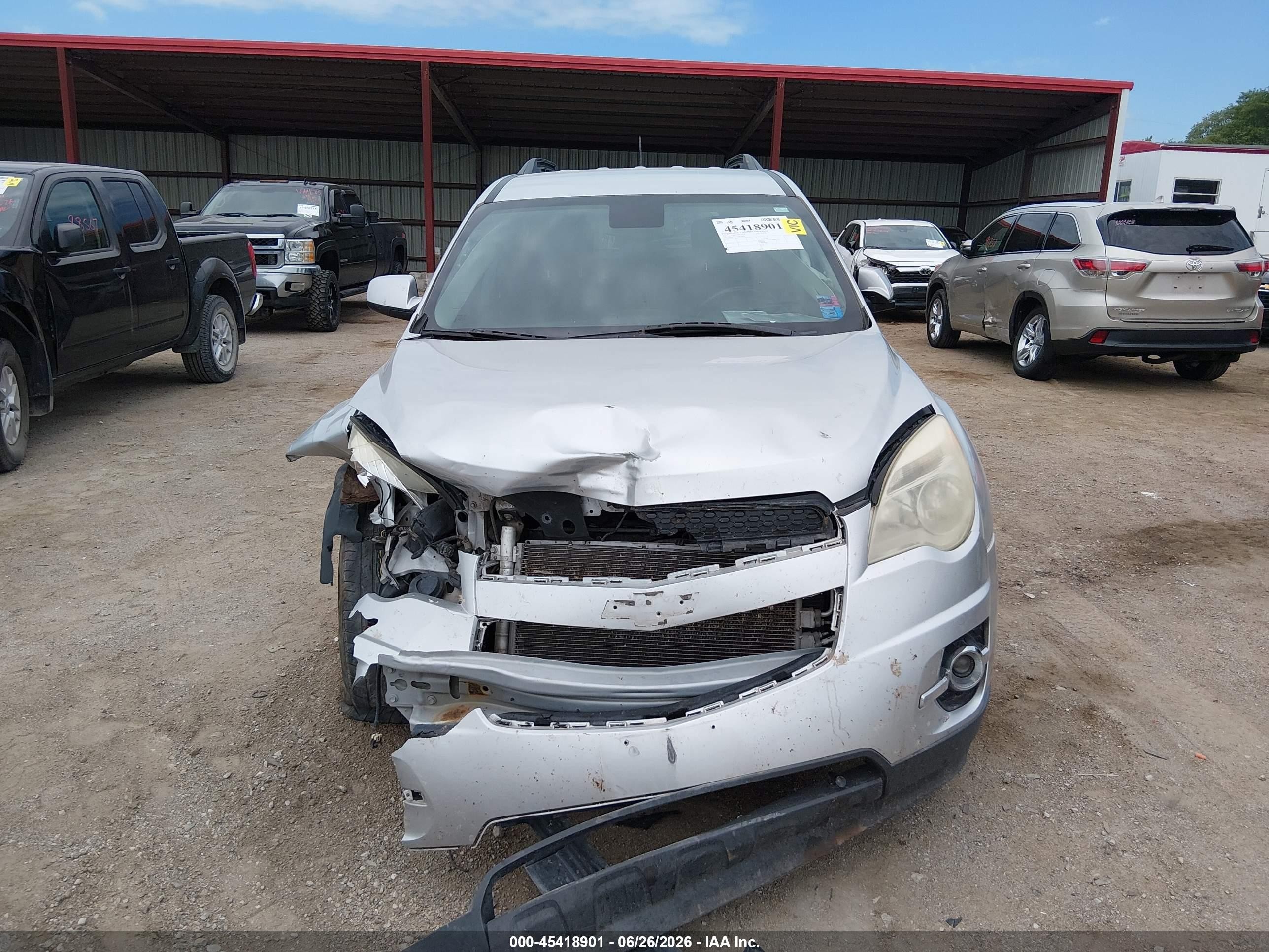 2013 Chevrolet Equinox Lt Silver vin: 2GNFLNEK9D6272897