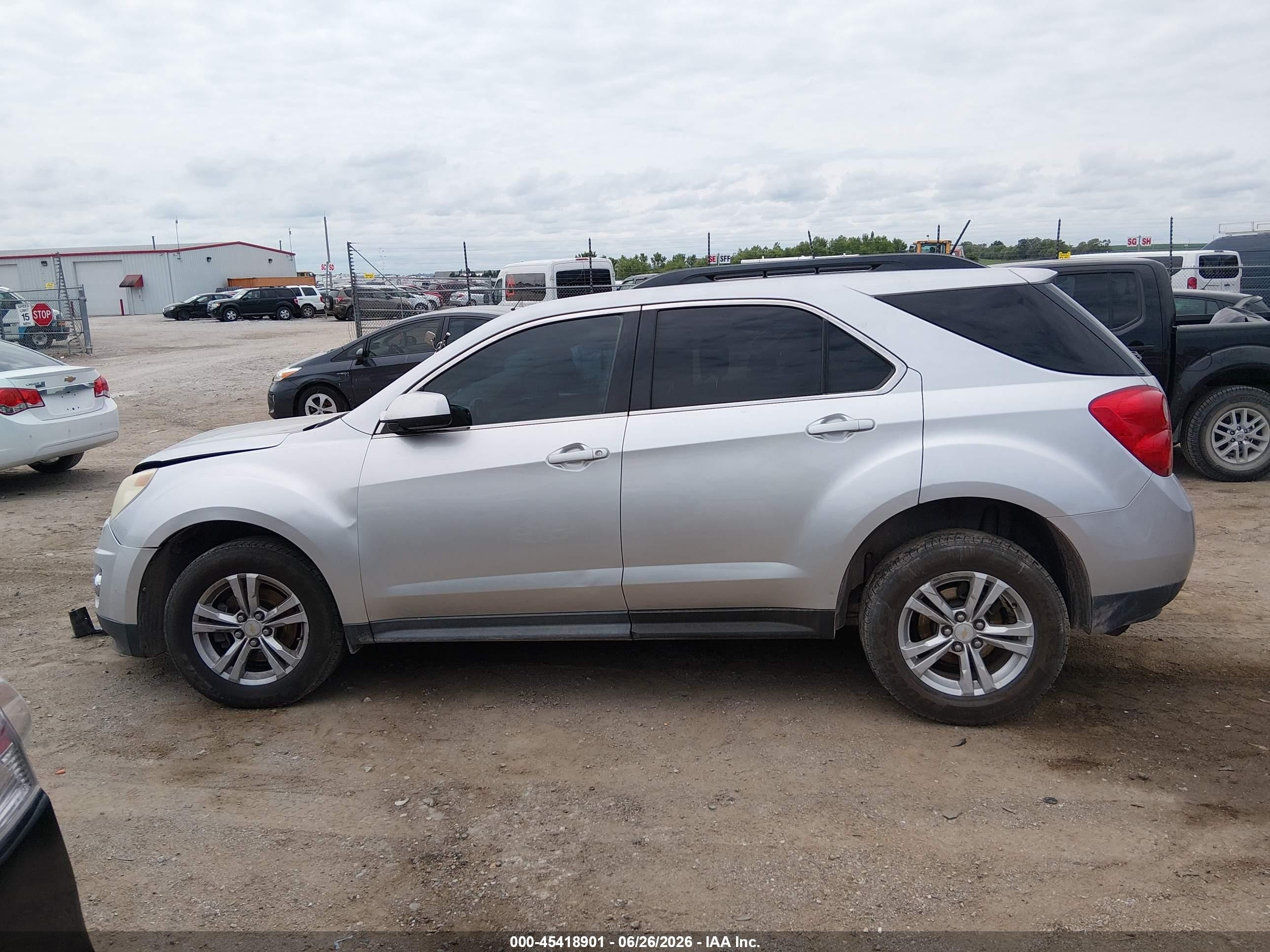 2013 Chevrolet Equinox Lt Silver vin: 2GNFLNEK9D6272897