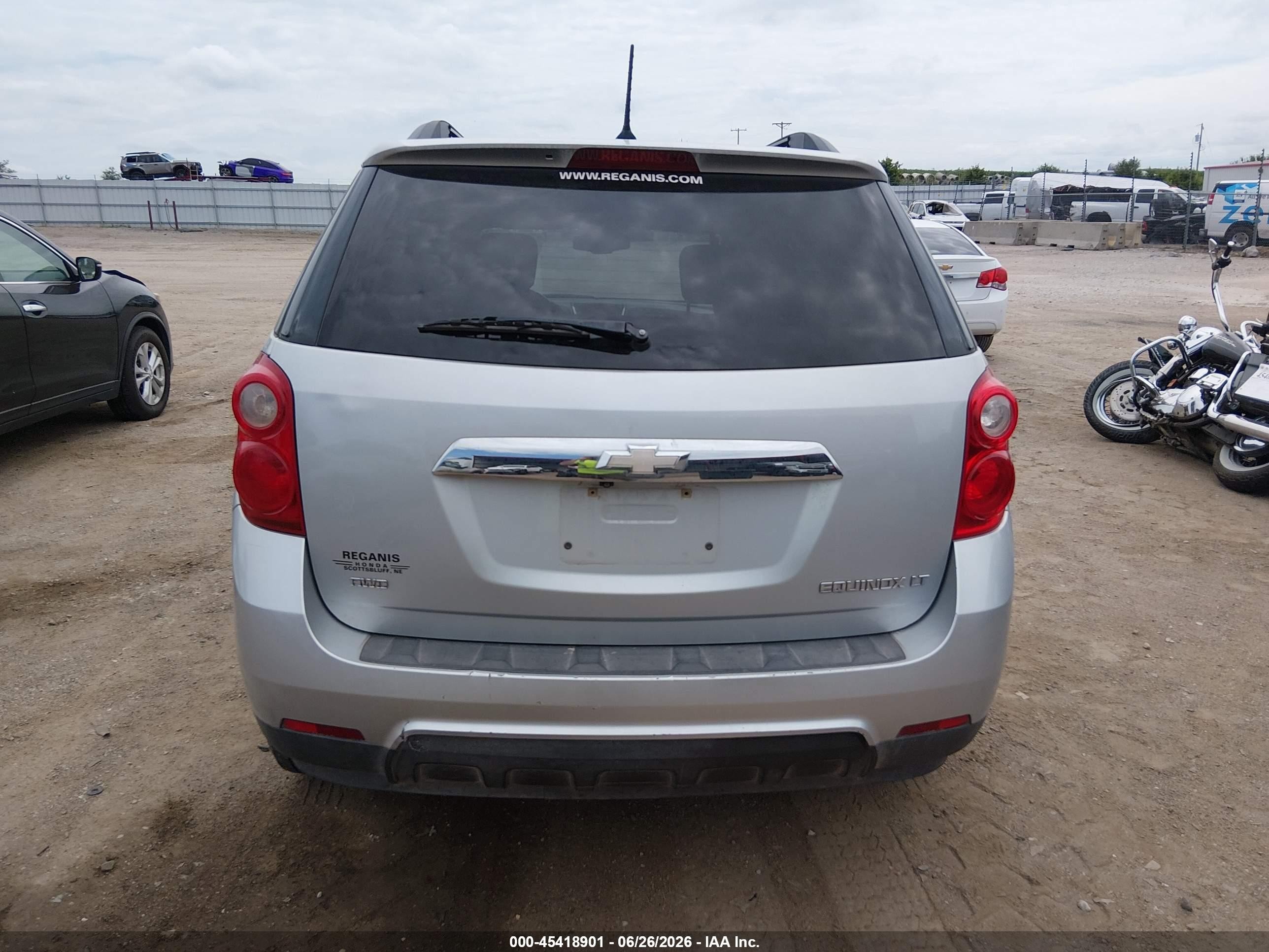 2013 Chevrolet Equinox Lt Silver vin: 2GNFLNEK9D6272897