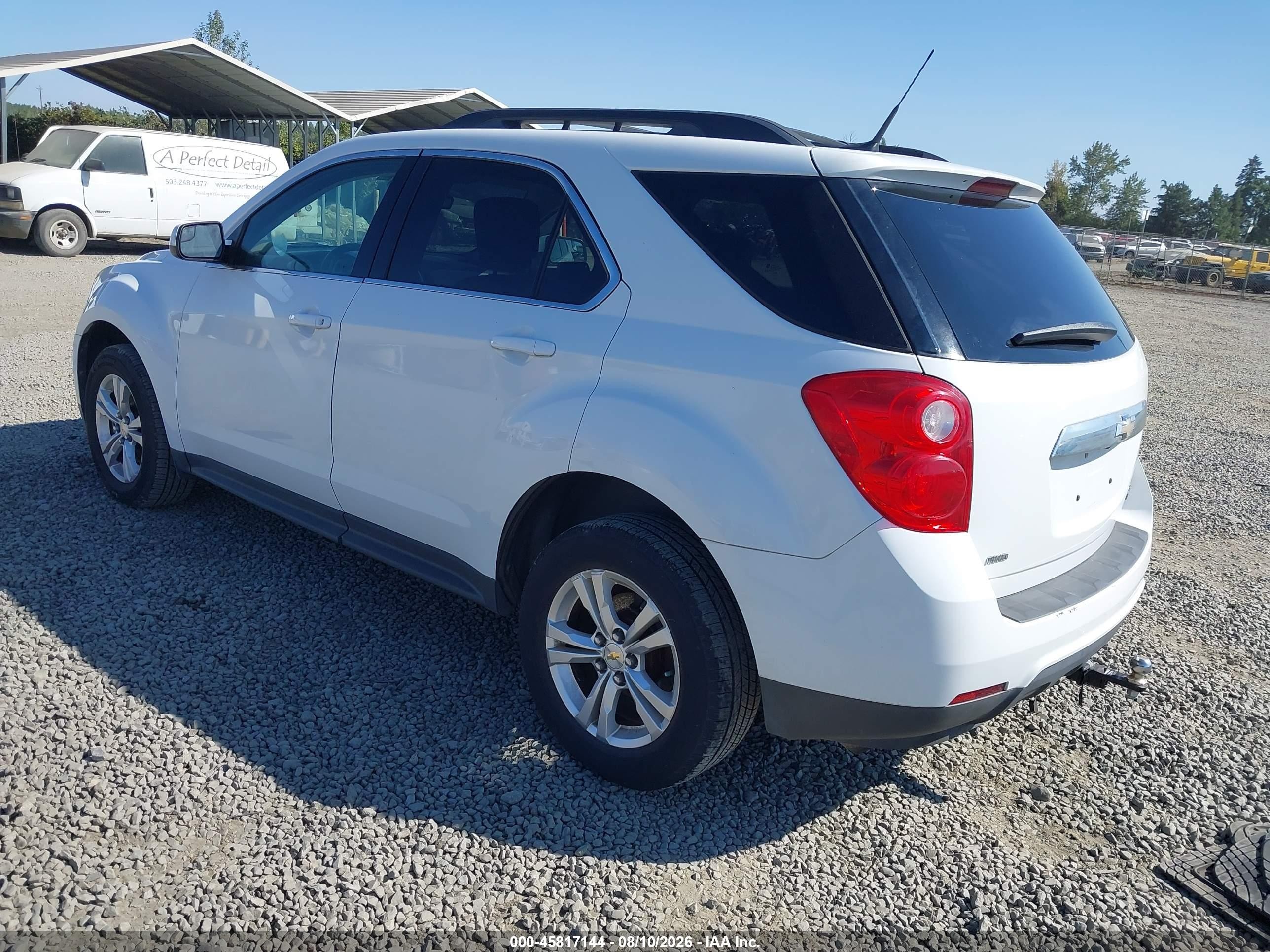 2012 Chevrolet Equinox Lt W/2lt White vin: 2GNFLNEKXC6284362