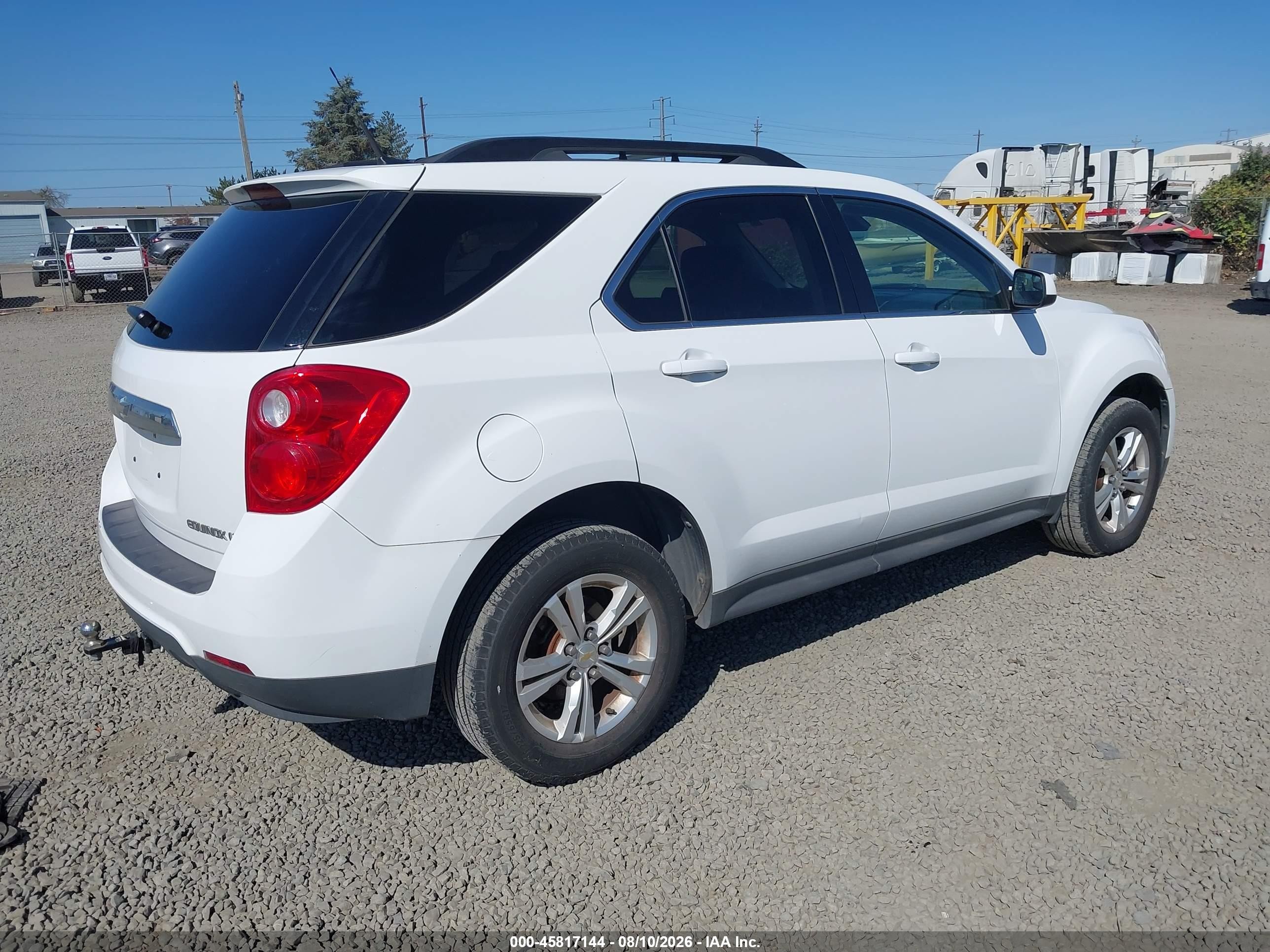 2012 Chevrolet Equinox Lt W/2lt White vin: 2GNFLNEKXC6284362