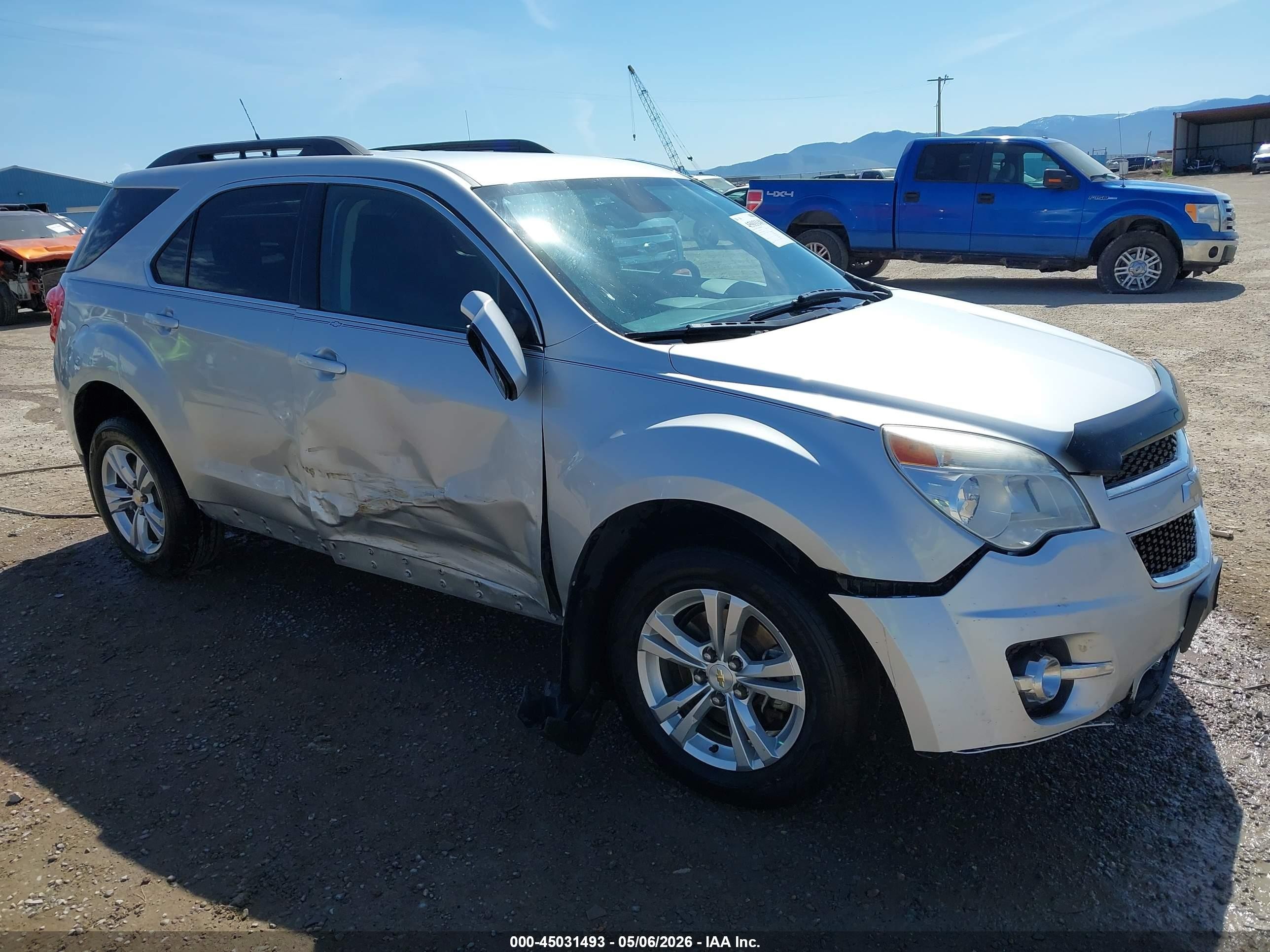 2012 Chevrolet Equinox 2lt Silver vin: 2GNFLNEKXC6374949