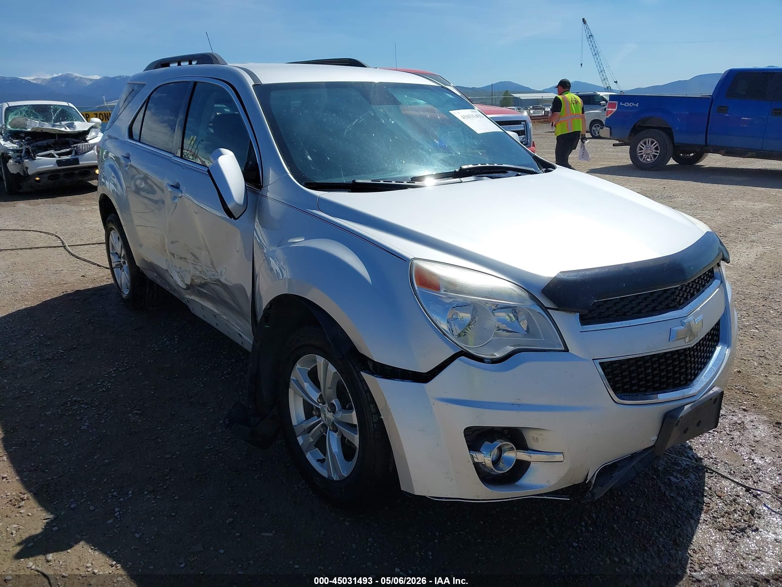 2012 Chevrolet Equinox 2lt Silver vin: 2GNFLNEKXC6374949