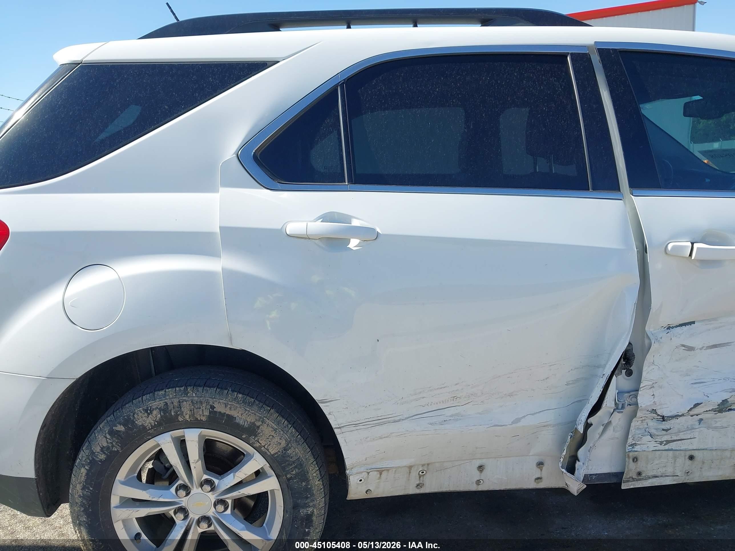 2013 Chevrolet Equinox 2lt White vin: 2GNFLPE33D6167986