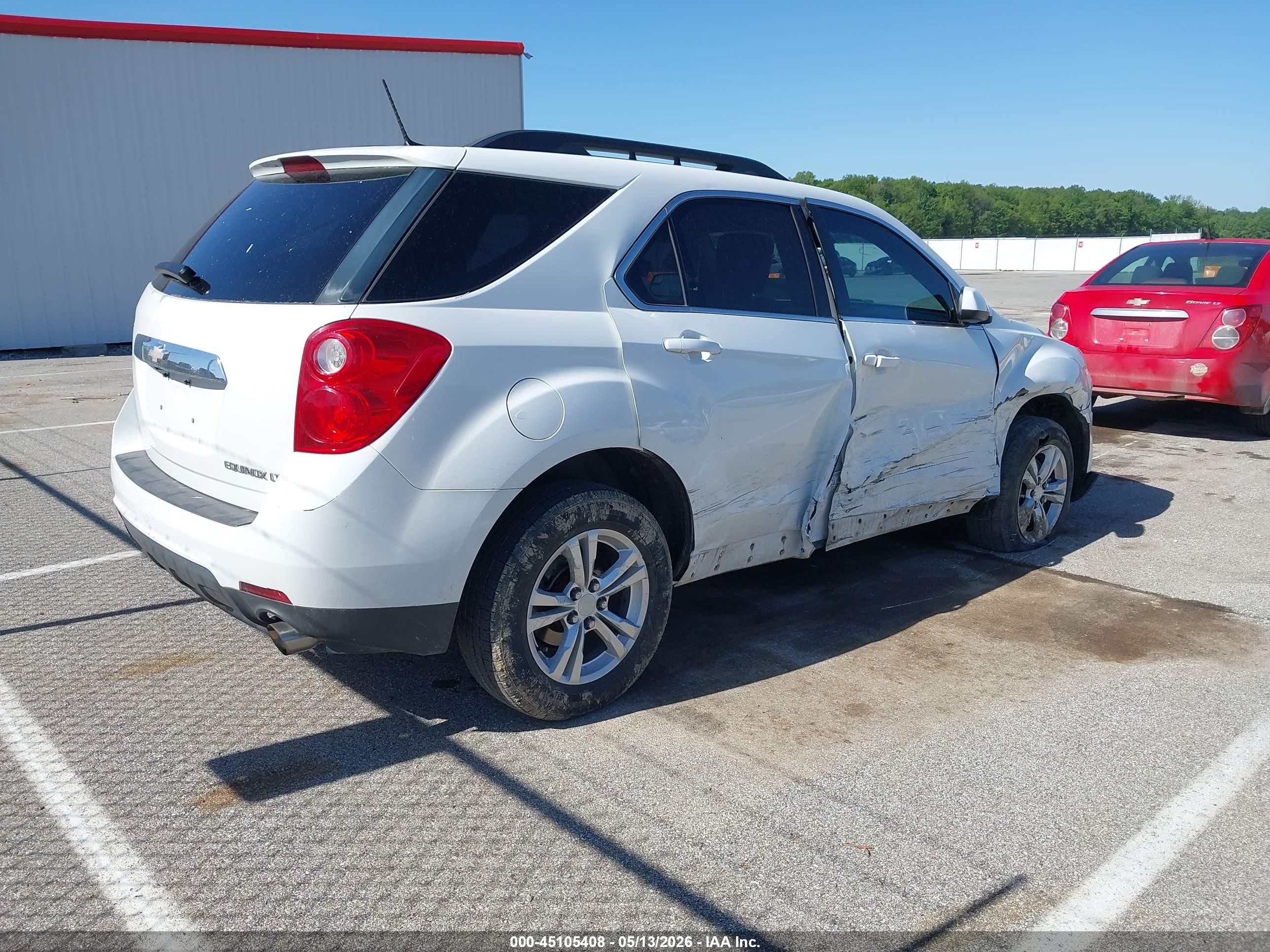 2013 Chevrolet Equinox 2lt White vin: 2GNFLPE33D6167986