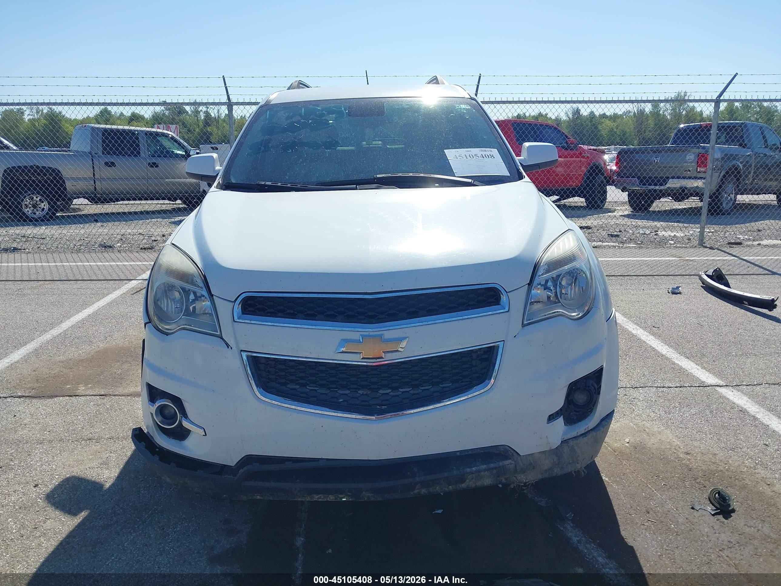 2013 Chevrolet Equinox 2lt White vin: 2GNFLPE33D6167986