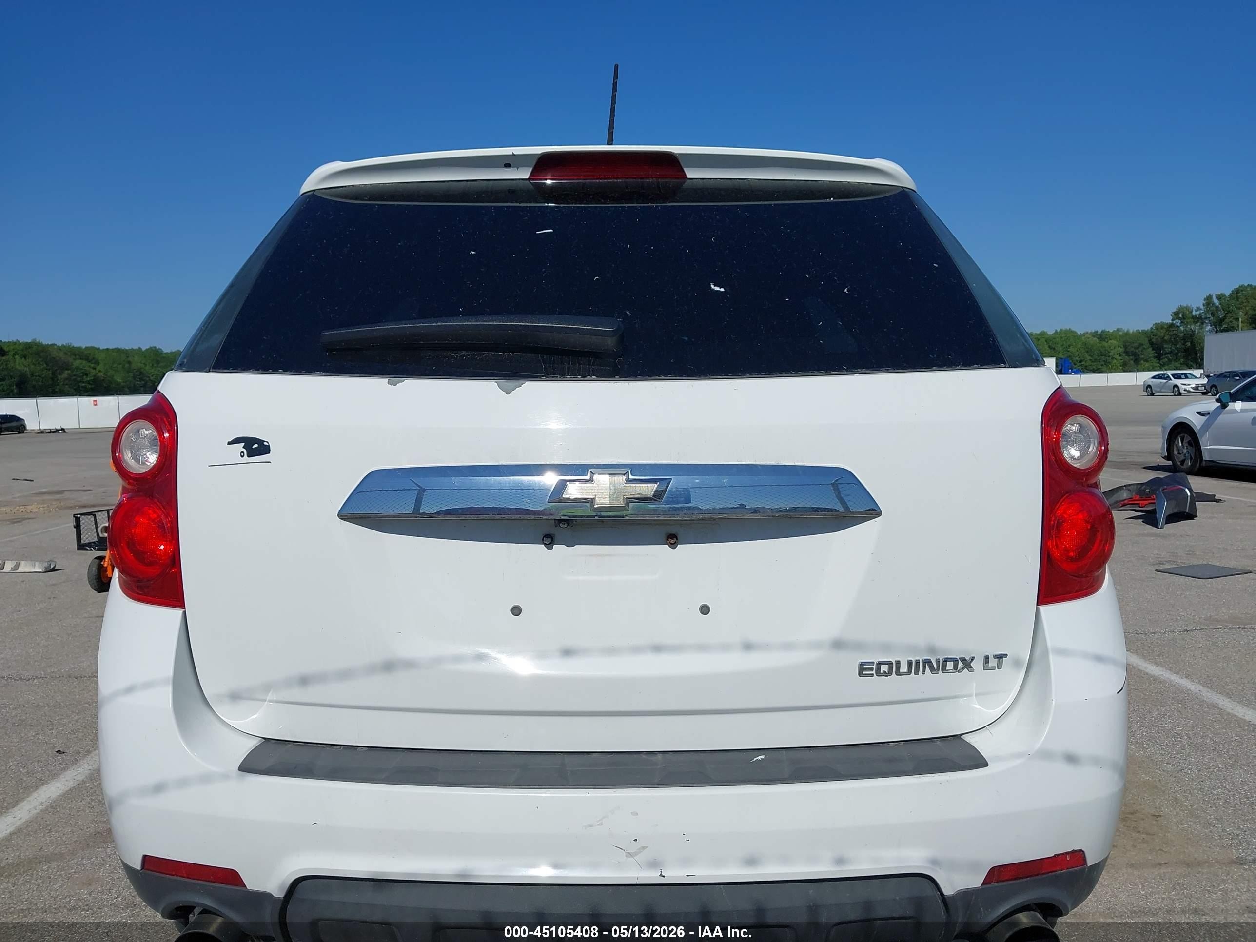 2013 Chevrolet Equinox 2lt White vin: 2GNFLPE33D6167986