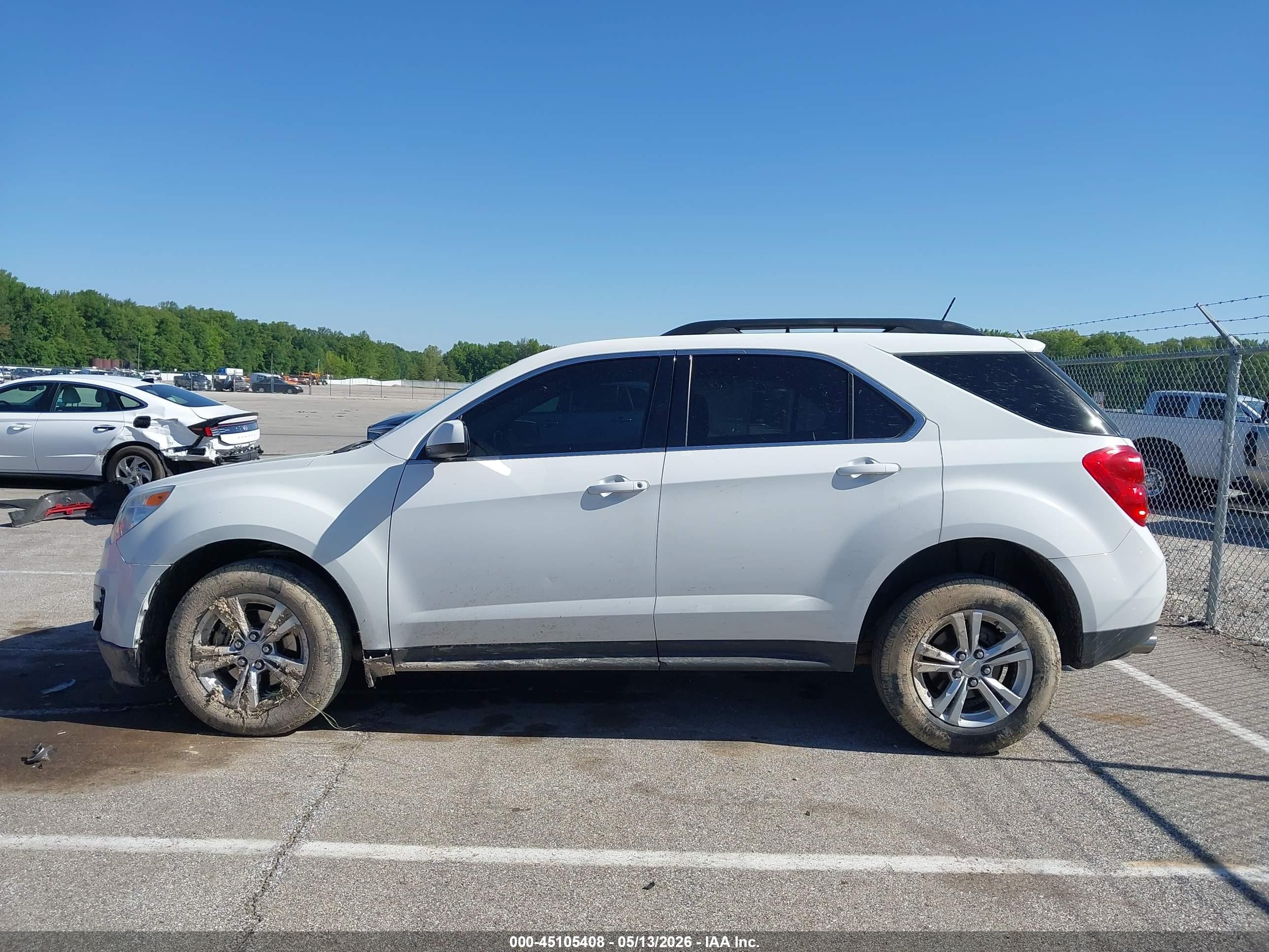 2013 Chevrolet Equinox 2lt White vin: 2GNFLPE33D6167986