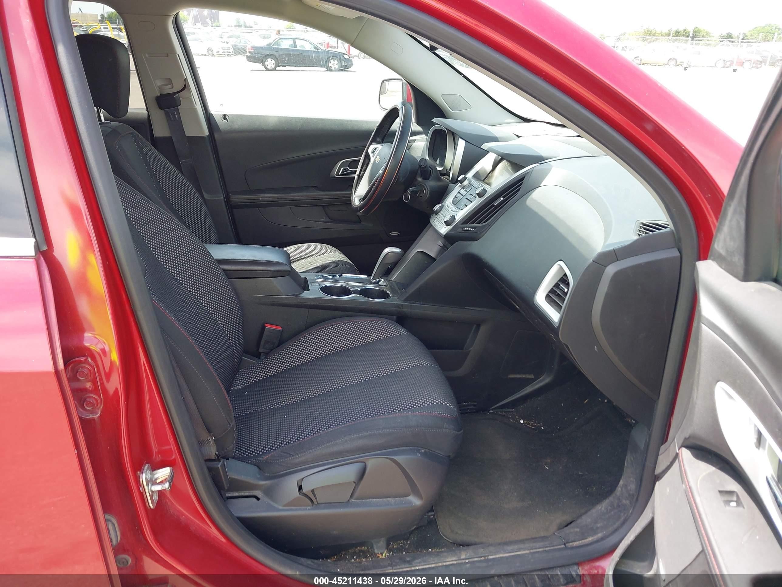 2013 Chevrolet Equinox 2lt Red vin: 2GNFLPE35D6223880