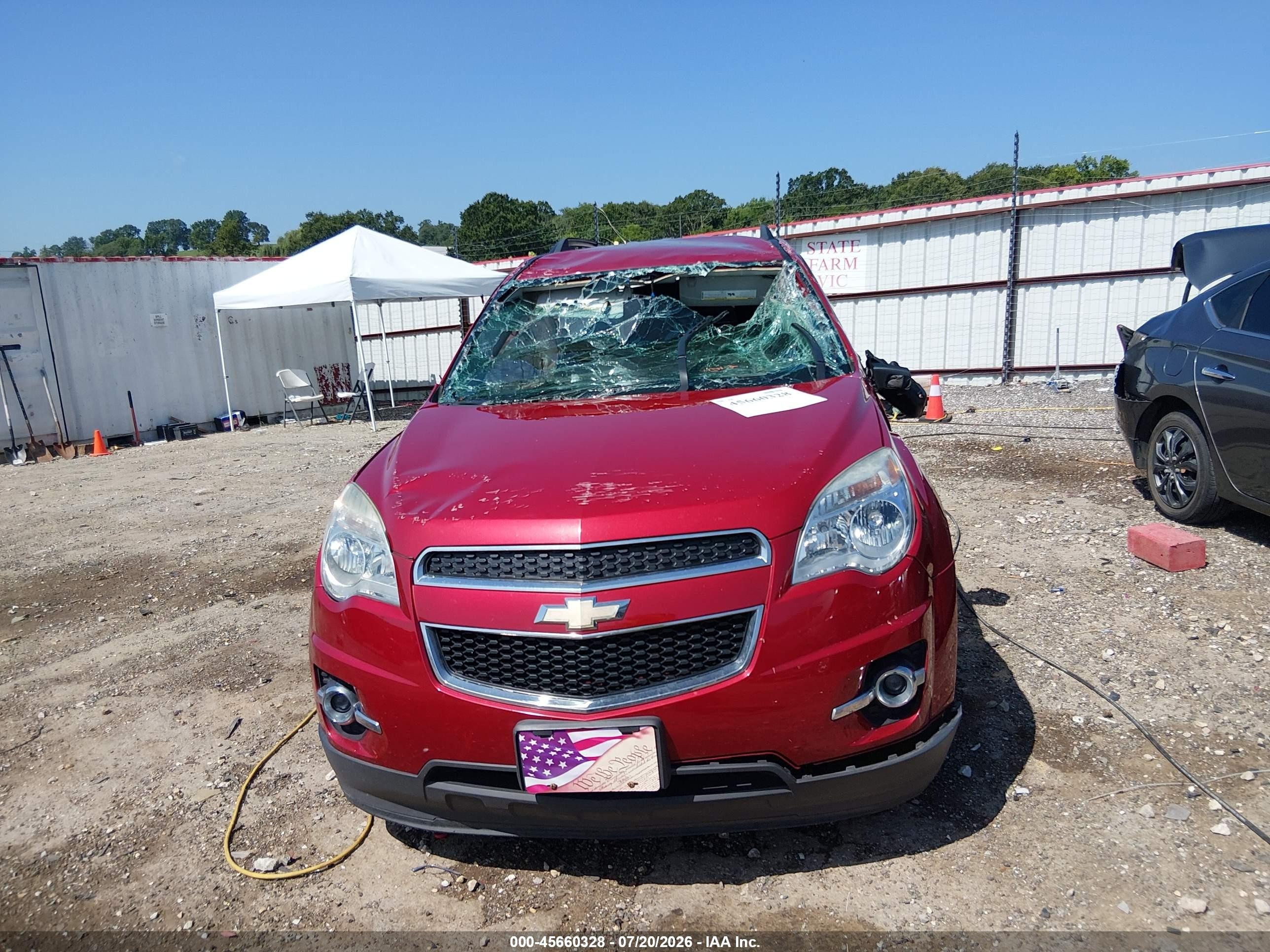 2013 Chevrolet Equinox Lt Red vin: 2GNFLPE37D6252409