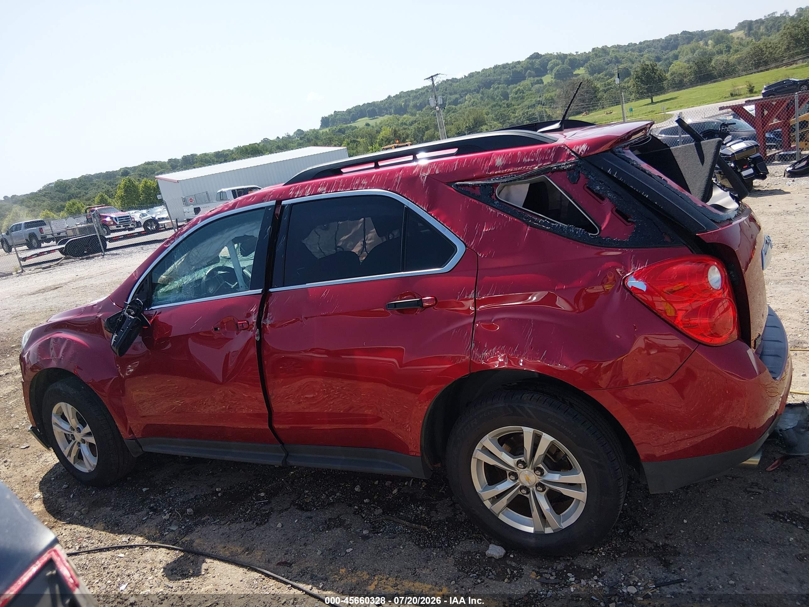 2013 Chevrolet Equinox Lt Red vin: 2GNFLPE37D6252409