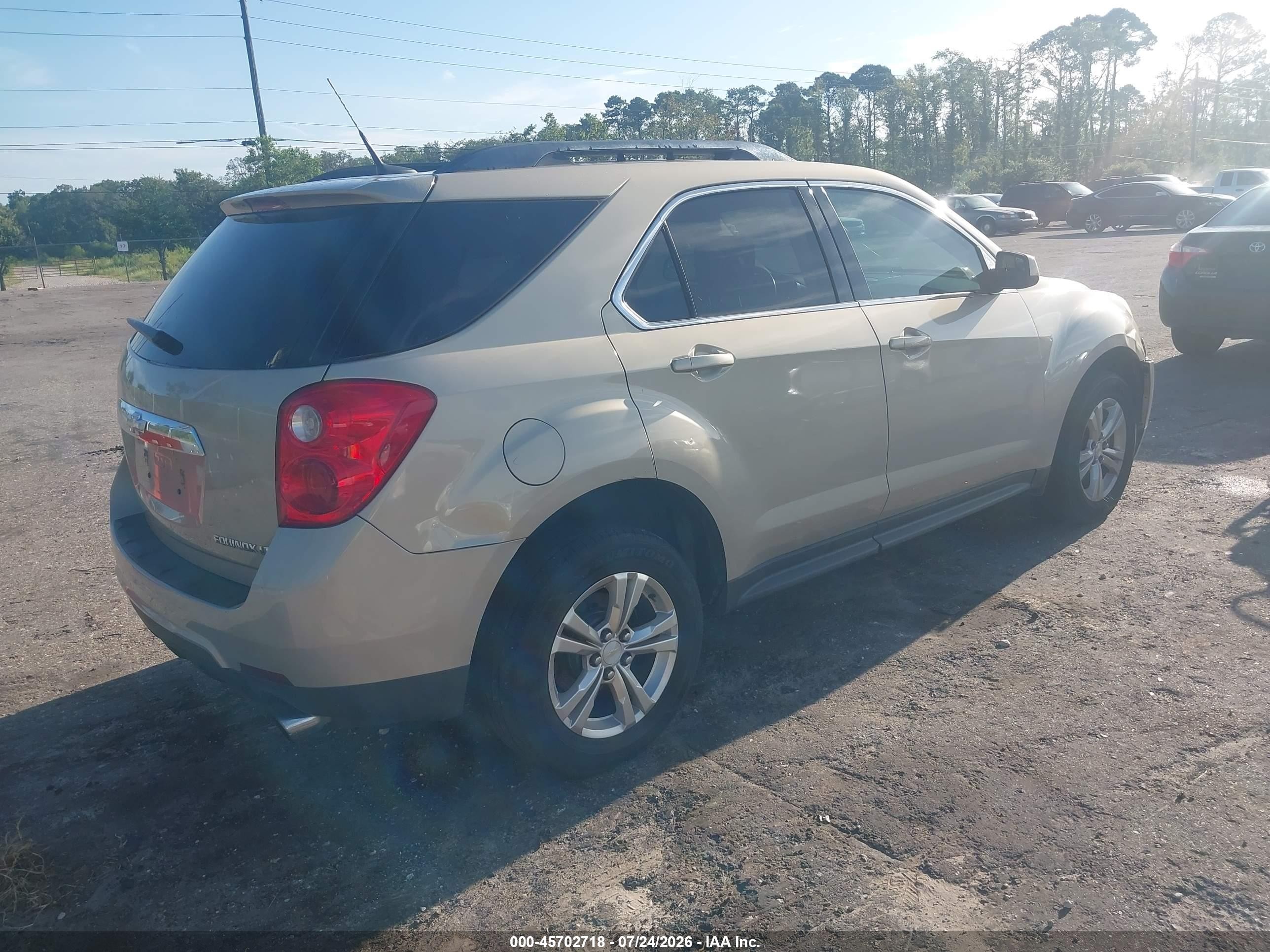 2012 Chevrolet Equinox Lt W/2lt Gold vin: 2GNFLPE50C6334000