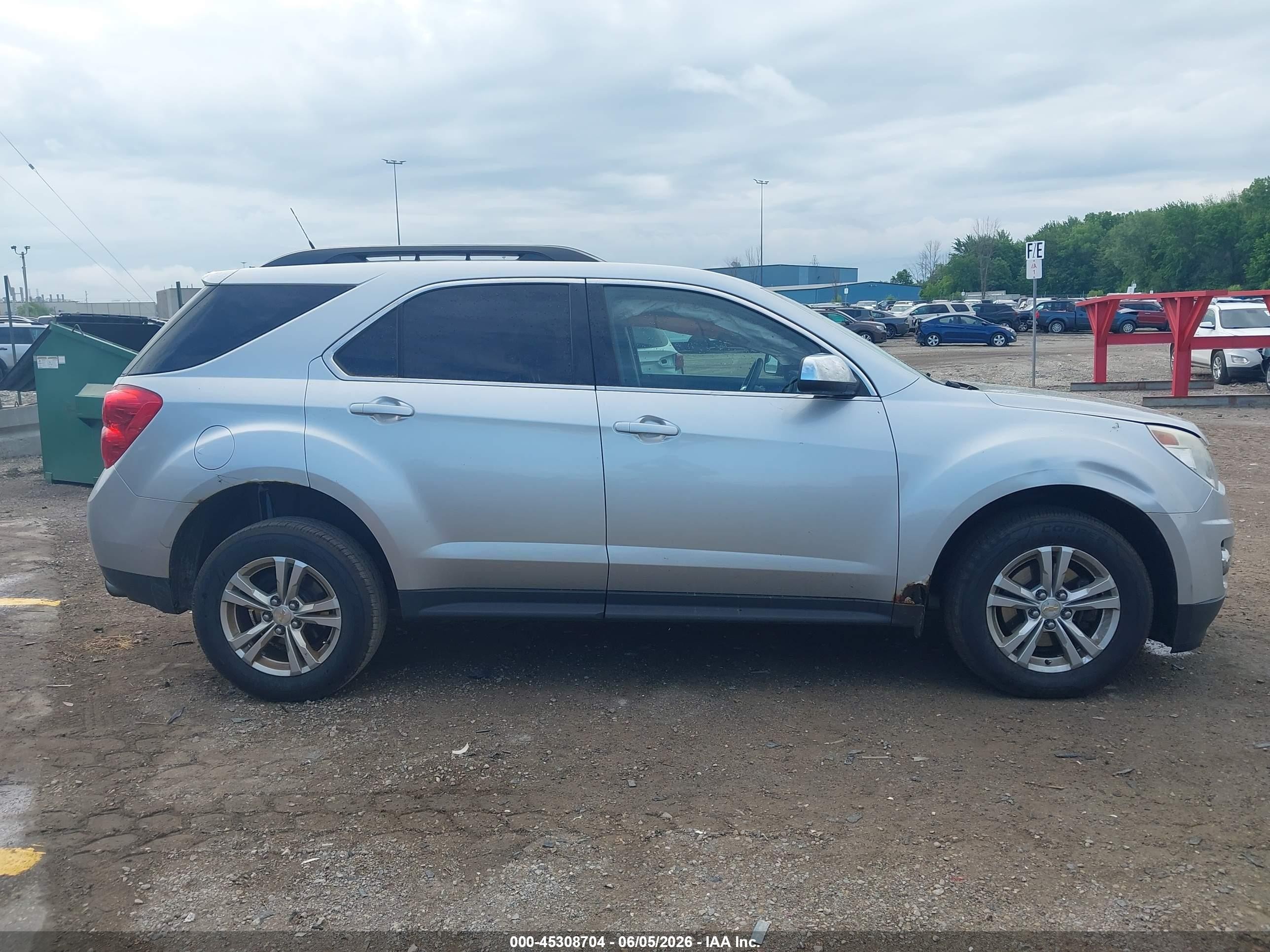 2012 Chevrolet Equinox 2lt Silver vin: 2GNFLPE50C6356823