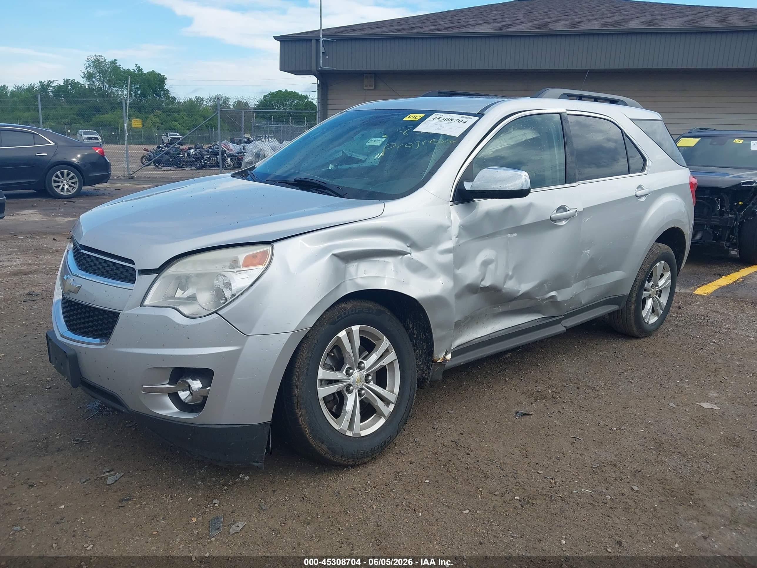 2012 Chevrolet Equinox 2lt Silver vin: 2GNFLPE50C6356823