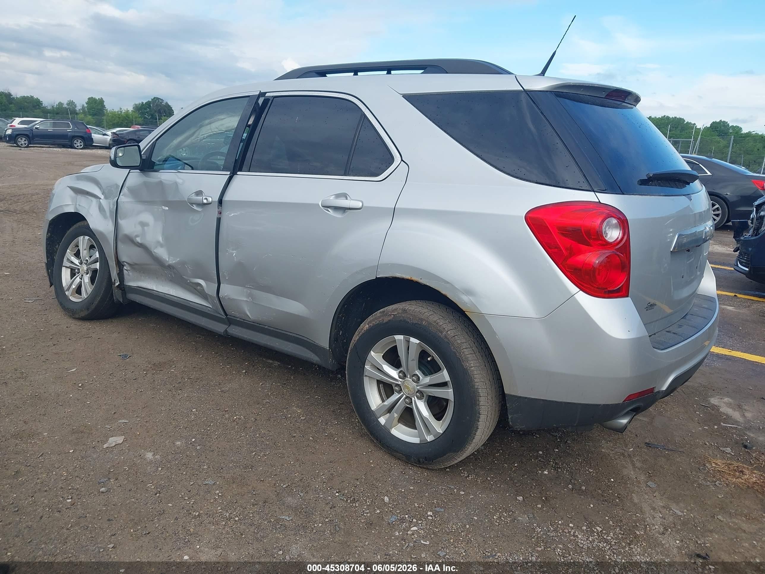 2012 Chevrolet Equinox 2lt Silver vin: 2GNFLPE50C6356823