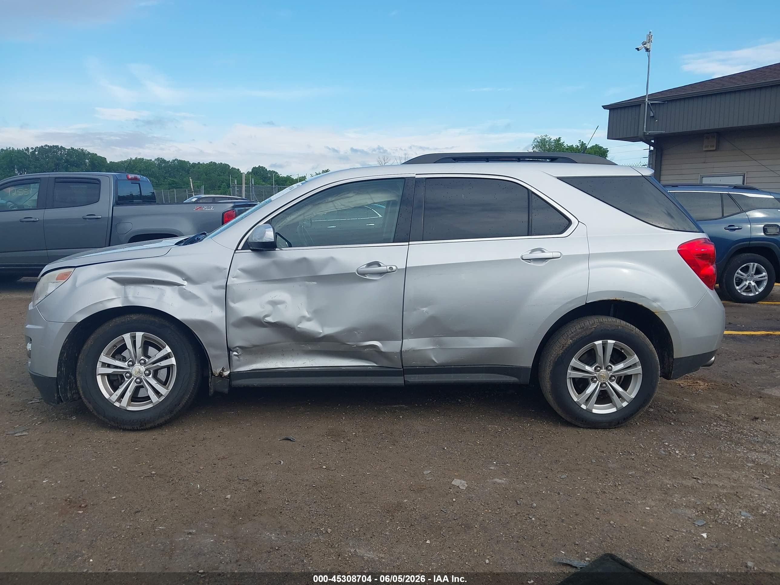 2012 Chevrolet Equinox 2lt Silver vin: 2GNFLPE50C6356823