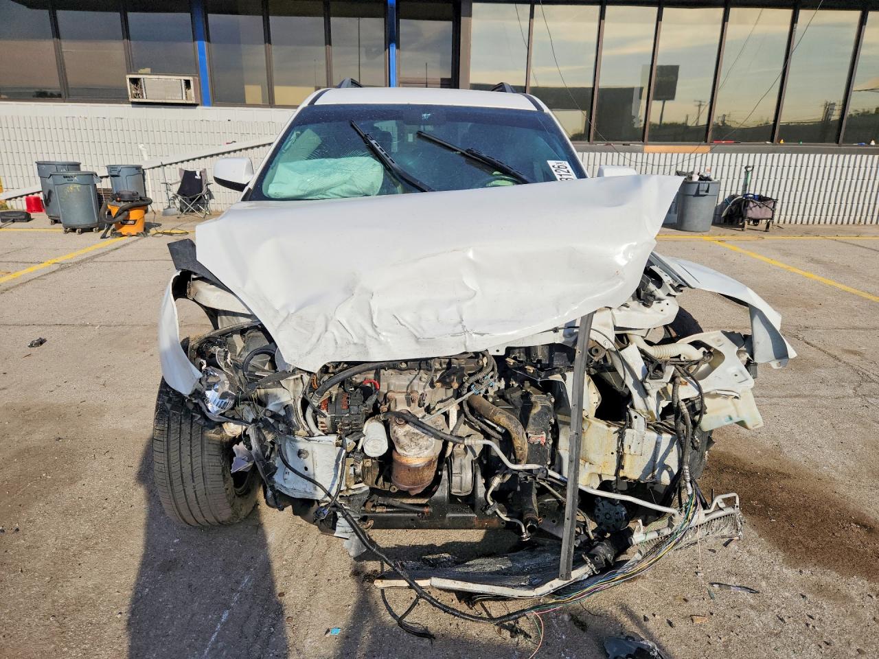 2012 Chevrolet Equinox Lt White vin: 2GNFLPE52C6151441