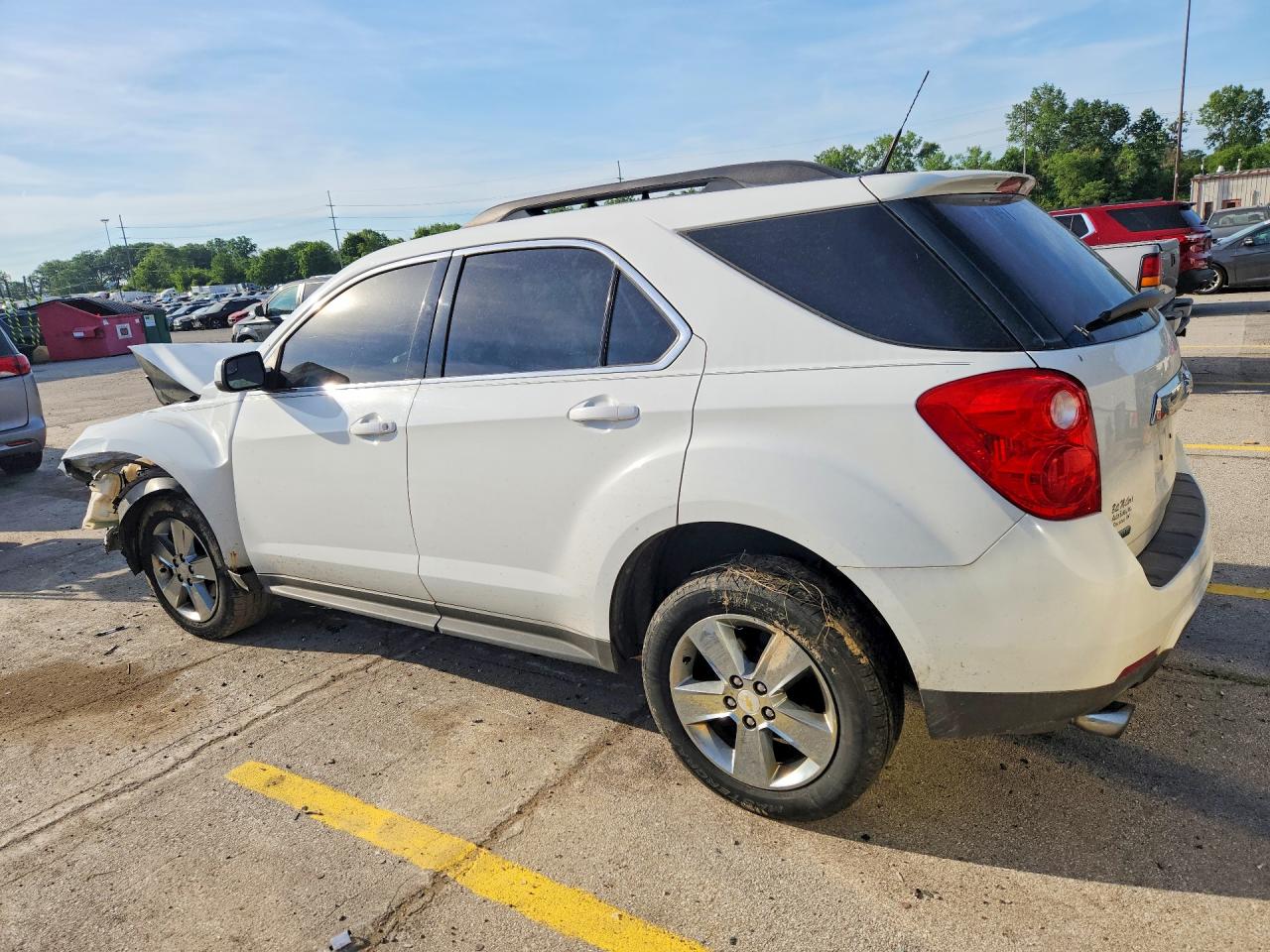 2012 Chevrolet Equinox Lt White vin: 2GNFLPE52C6151441