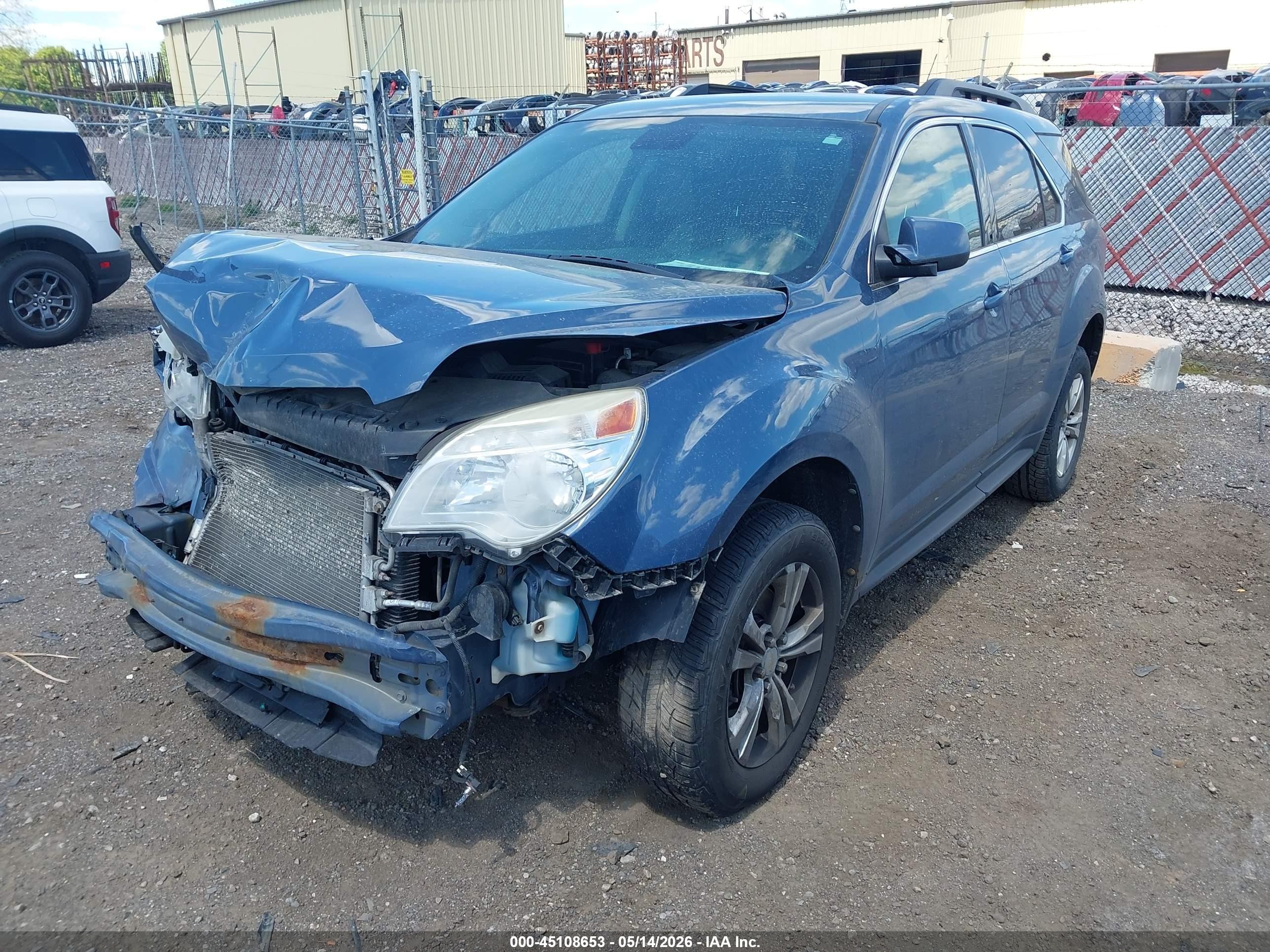 2012 Chevrolet Equinox 2lt Blue vin: 2GNFLPE52C6230835