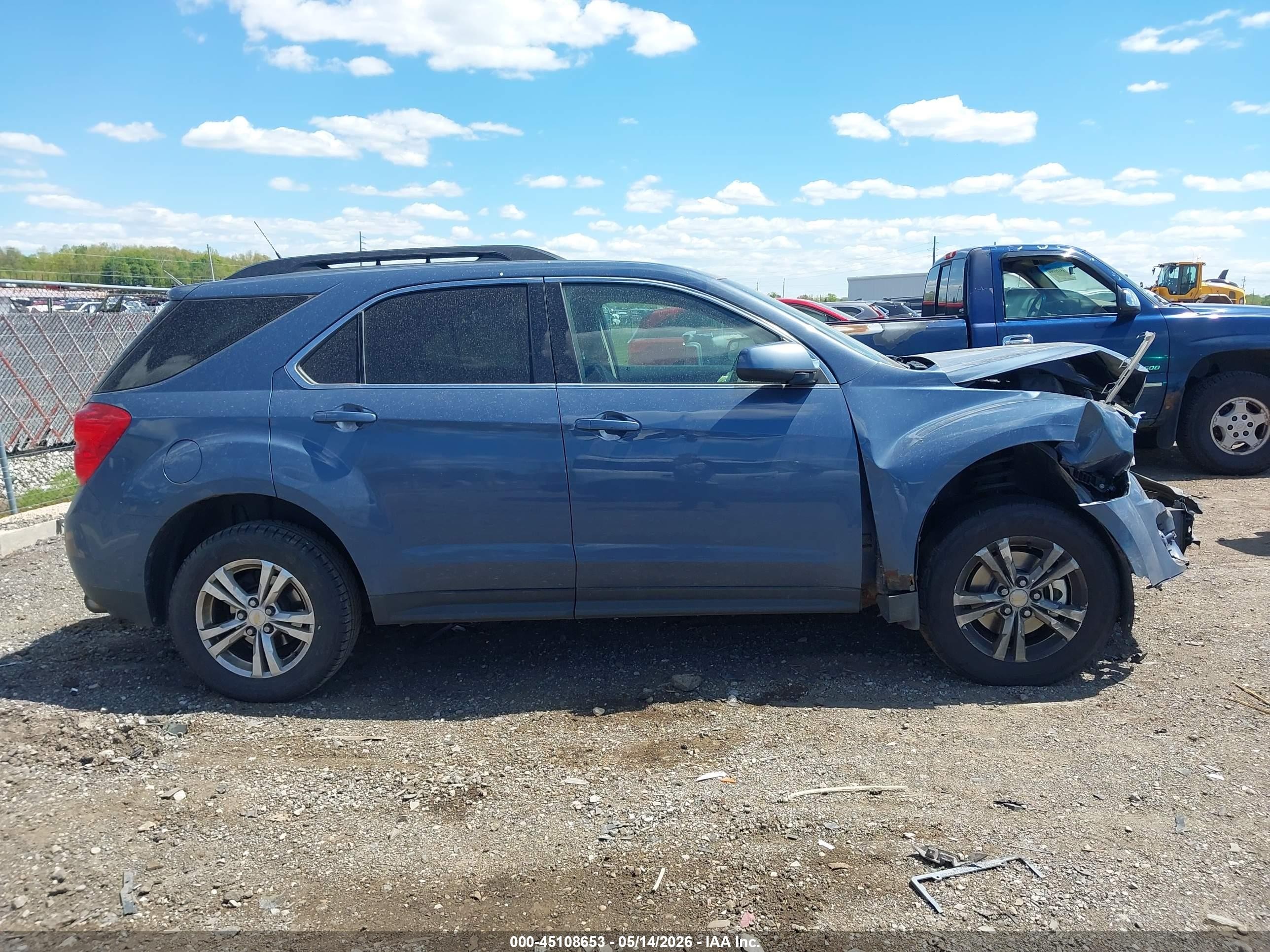 2012 Chevrolet Equinox 2lt Blue vin: 2GNFLPE52C6230835