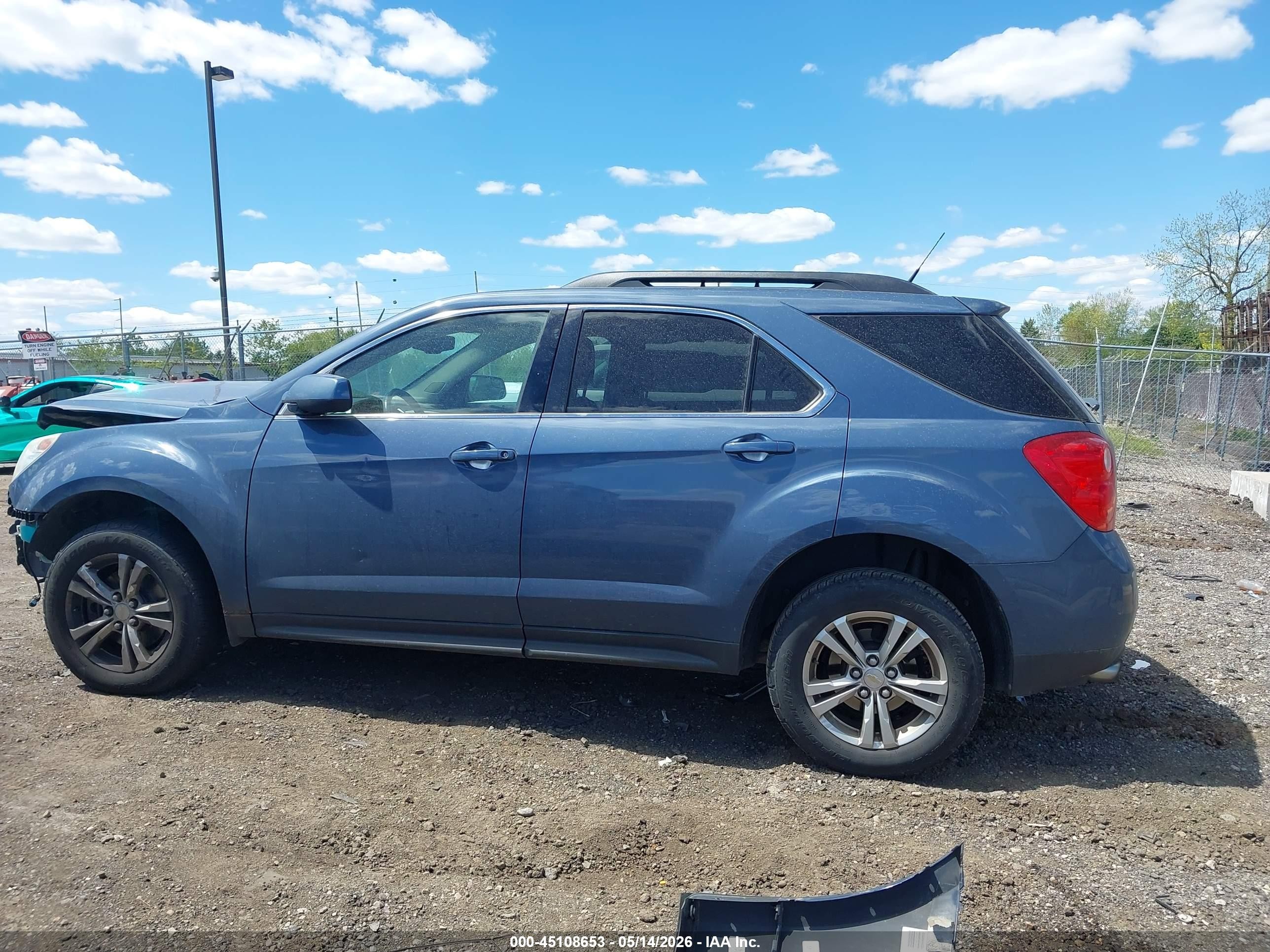 2012 Chevrolet Equinox 2lt Blue vin: 2GNFLPE52C6230835