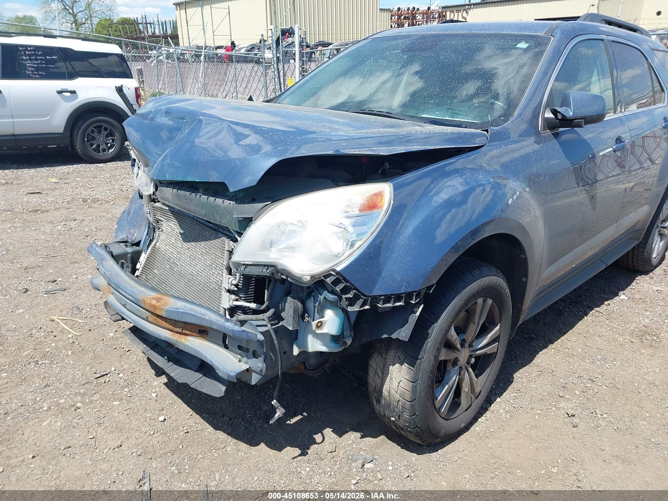 2012 Chevrolet Equinox 2lt Blue vin: 2GNFLPE52C6230835