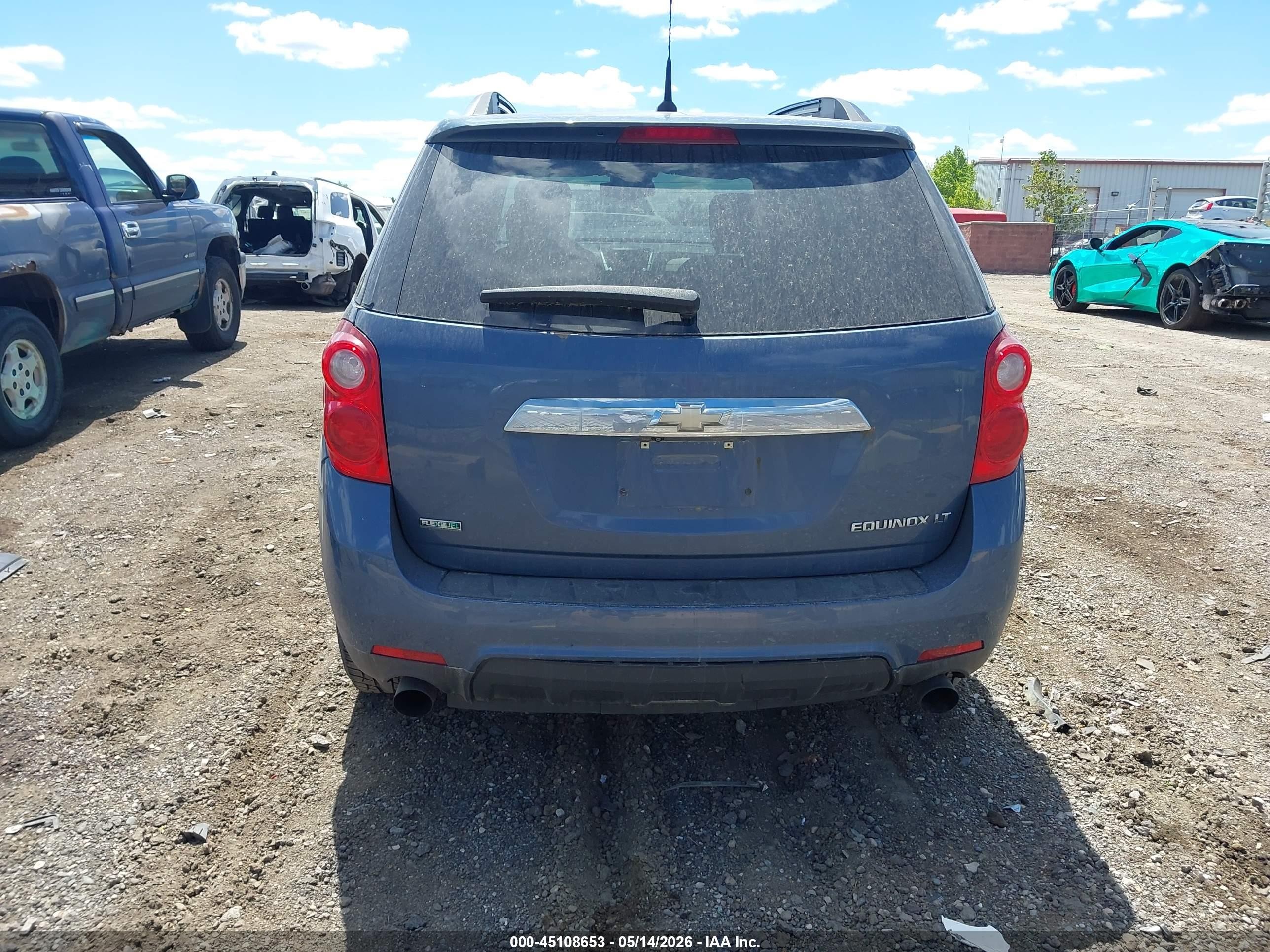 2012 Chevrolet Equinox 2lt Blue vin: 2GNFLPE52C6230835
