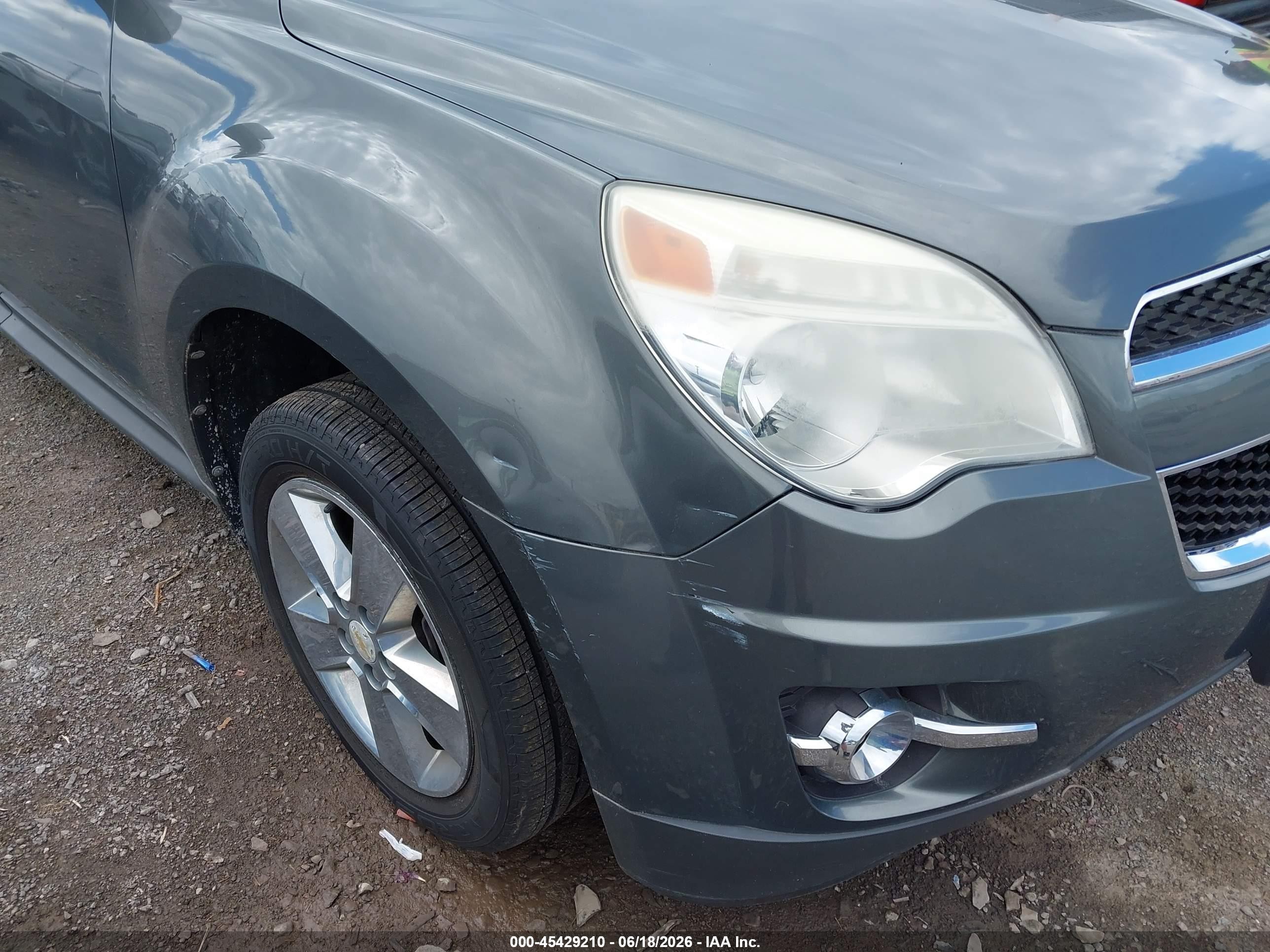 2012 Chevrolet Equinox Lt W/2lt Gray vin: 2GNFLPE54C6291183