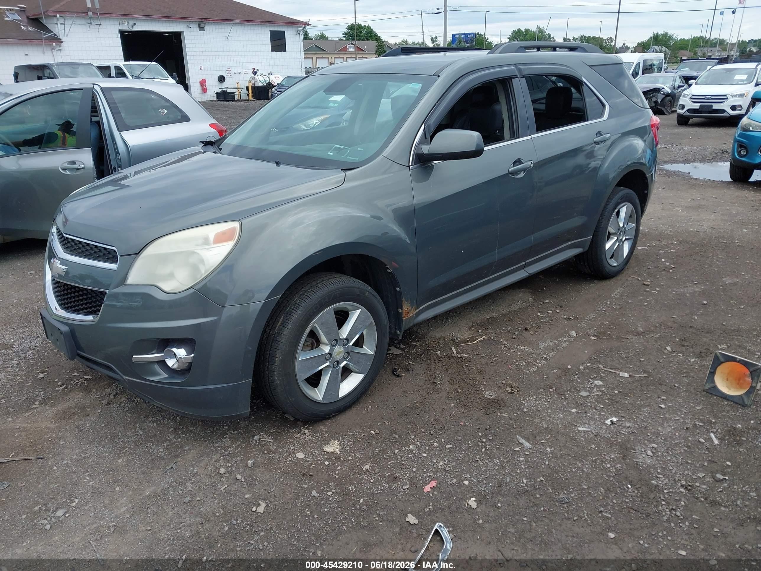 2012 Chevrolet Equinox Lt W/2lt Gray vin: 2GNFLPE54C6291183