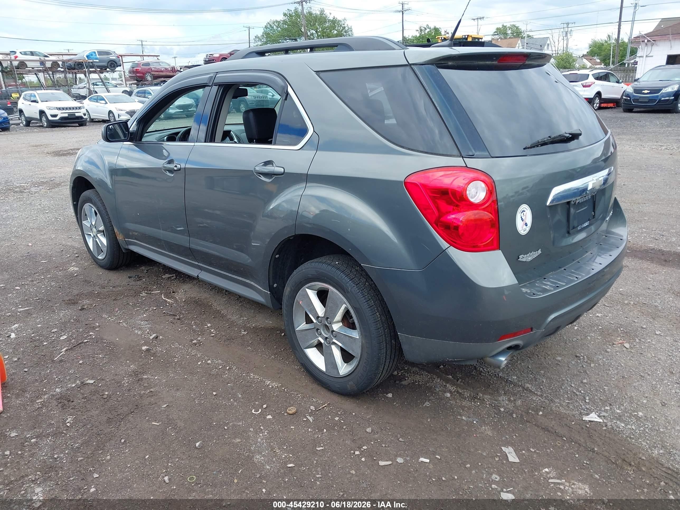 2012 Chevrolet Equinox Lt W/2lt Gray vin: 2GNFLPE54C6291183