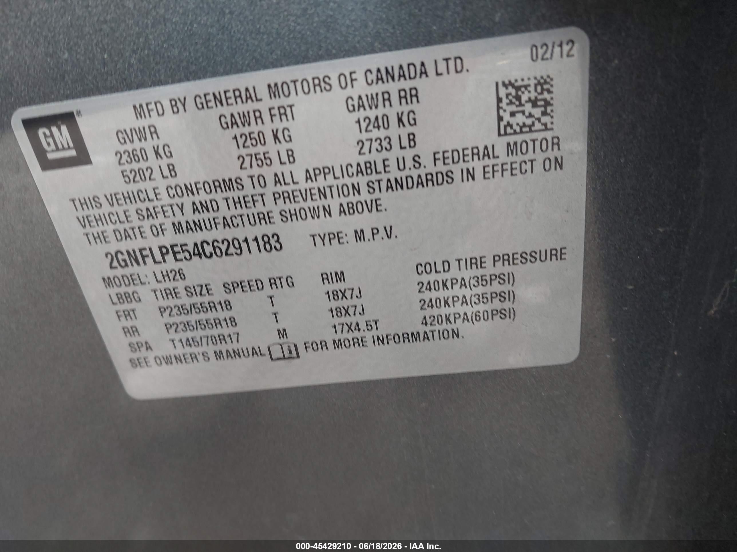 2012 Chevrolet Equinox Lt W/2lt Gray vin: 2GNFLPE54C6291183