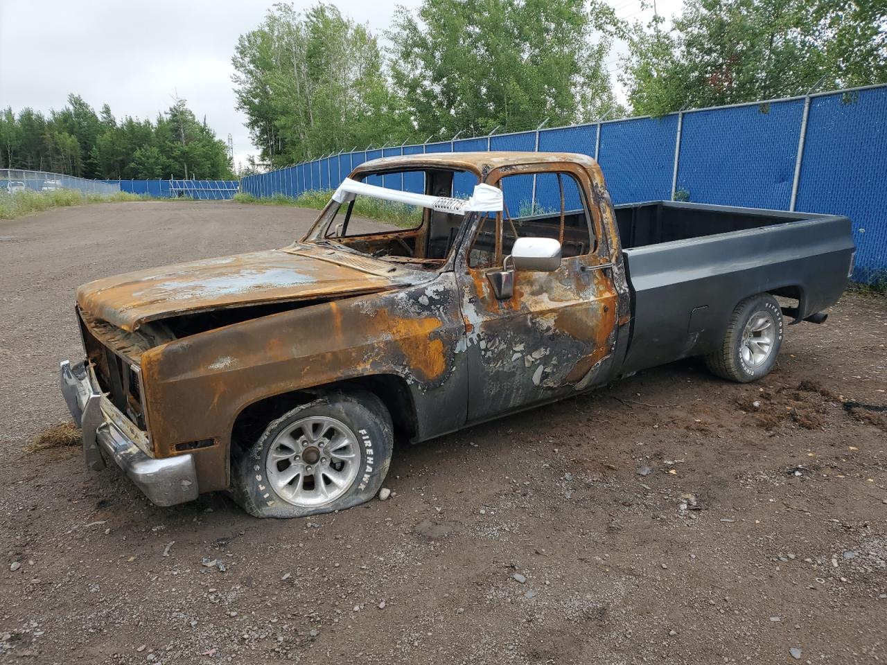 1985 Gmc C1500 Gray vin: 2GTDC14H0F1508173