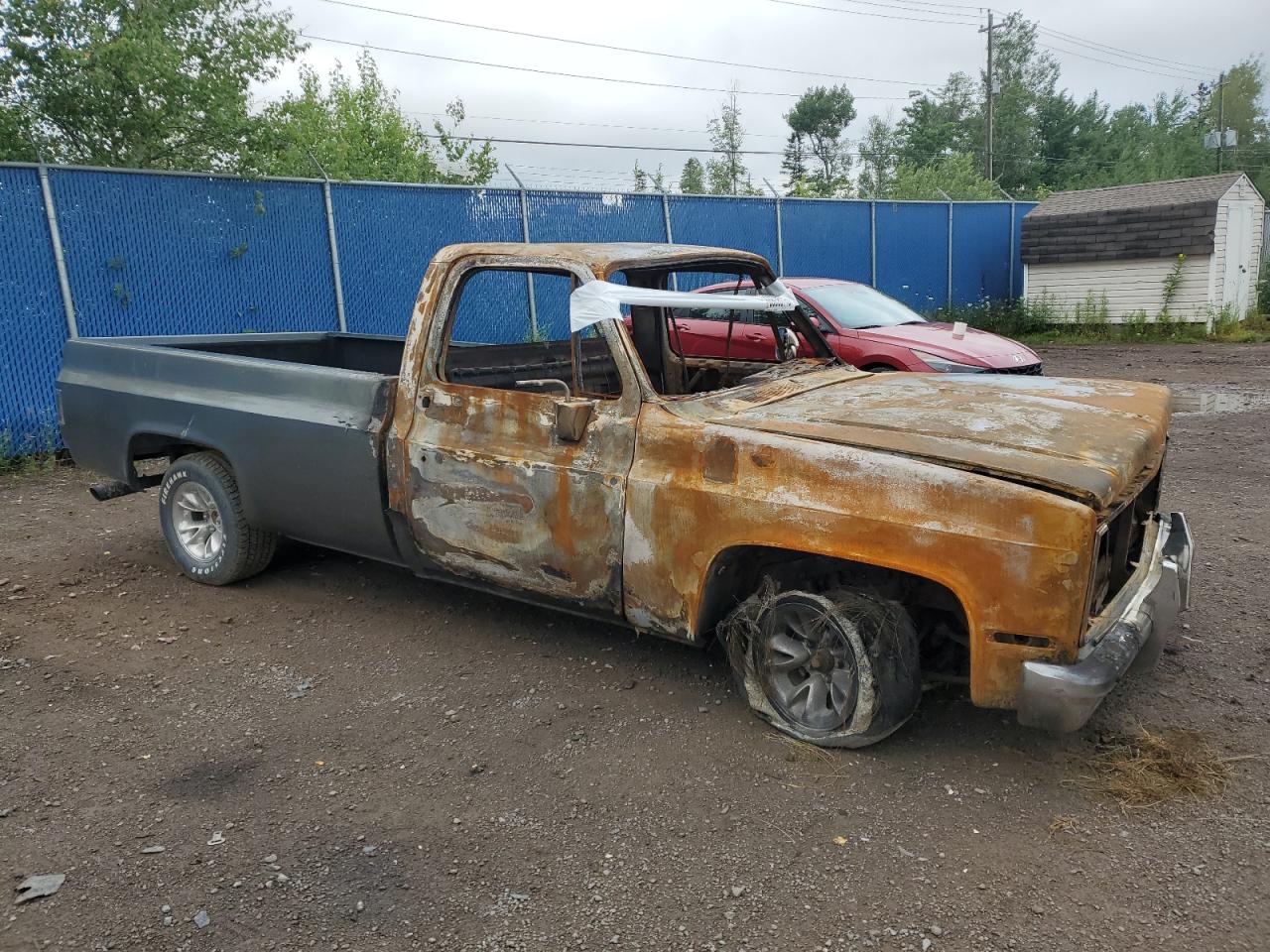 1985 Gmc C1500 Gray vin: 2GTDC14H0F1508173