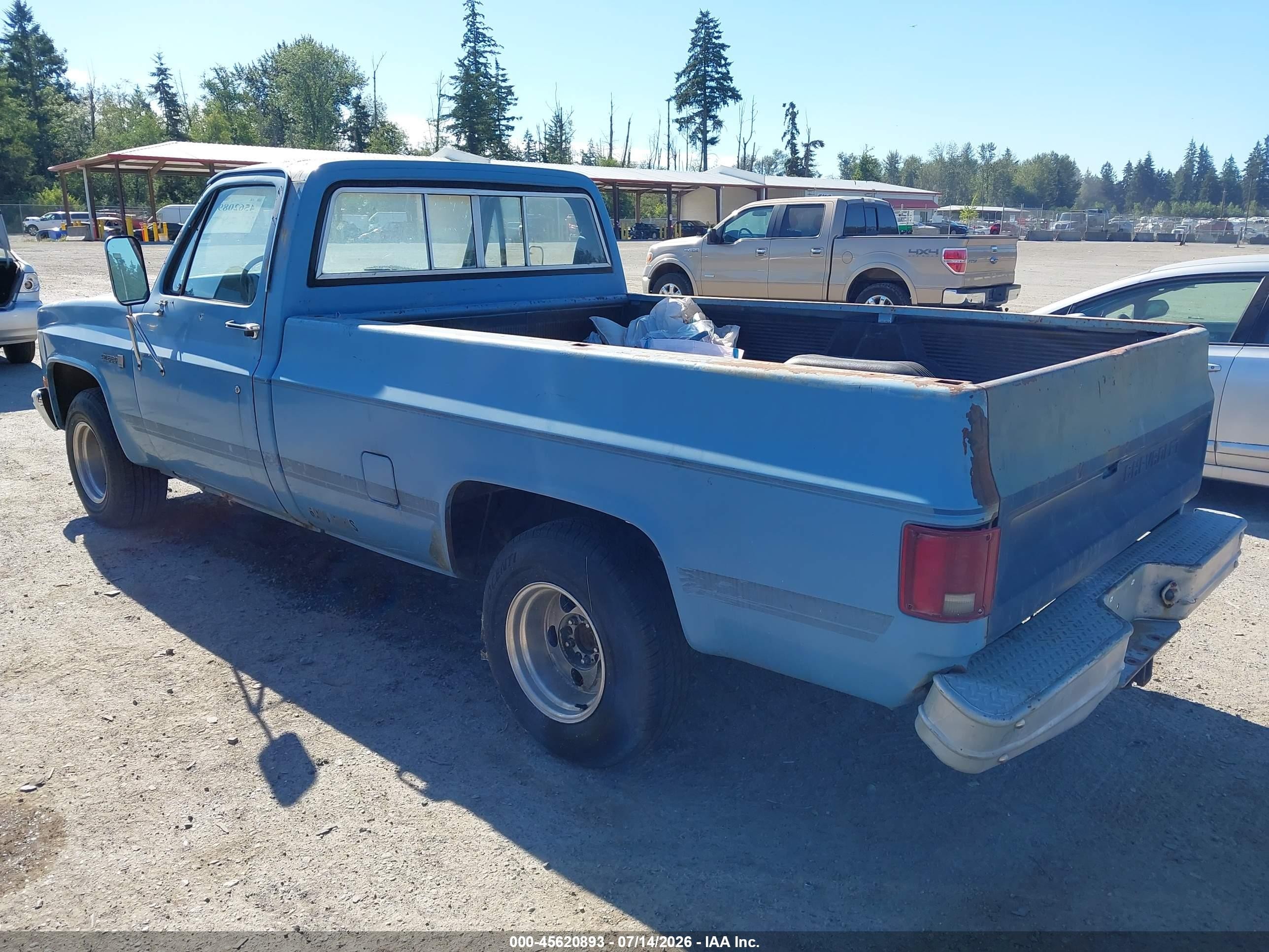 1985 Gmc C1500   Turquoise vin: 2GTDC14H0F1517665