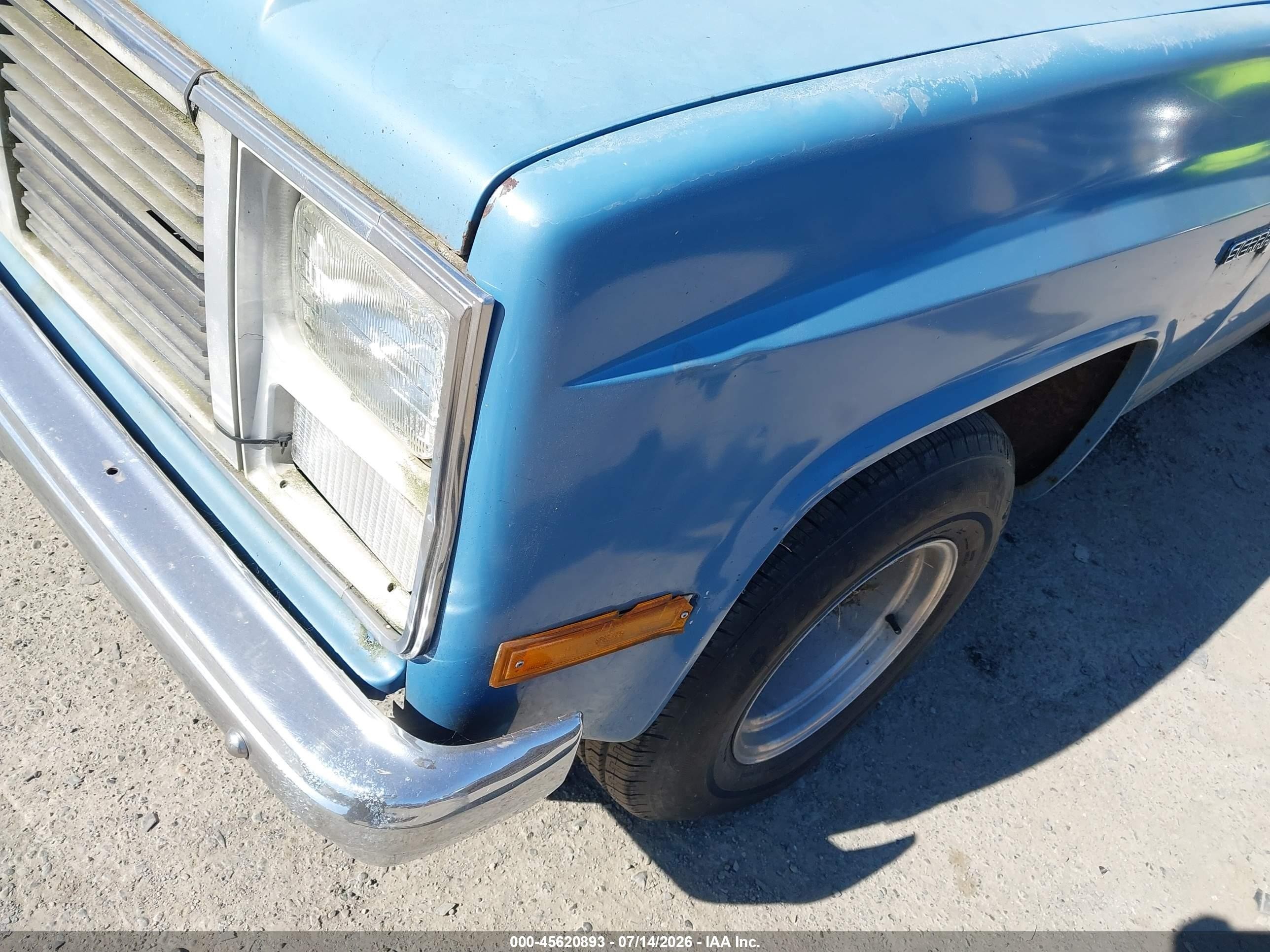 1985 Gmc C1500   Turquoise vin: 2GTDC14H0F1517665