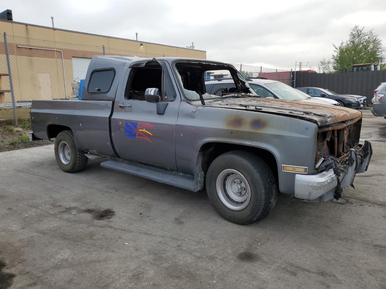 1986 Gmc C1500 Gray vin: 2GTDC14H1G1532144