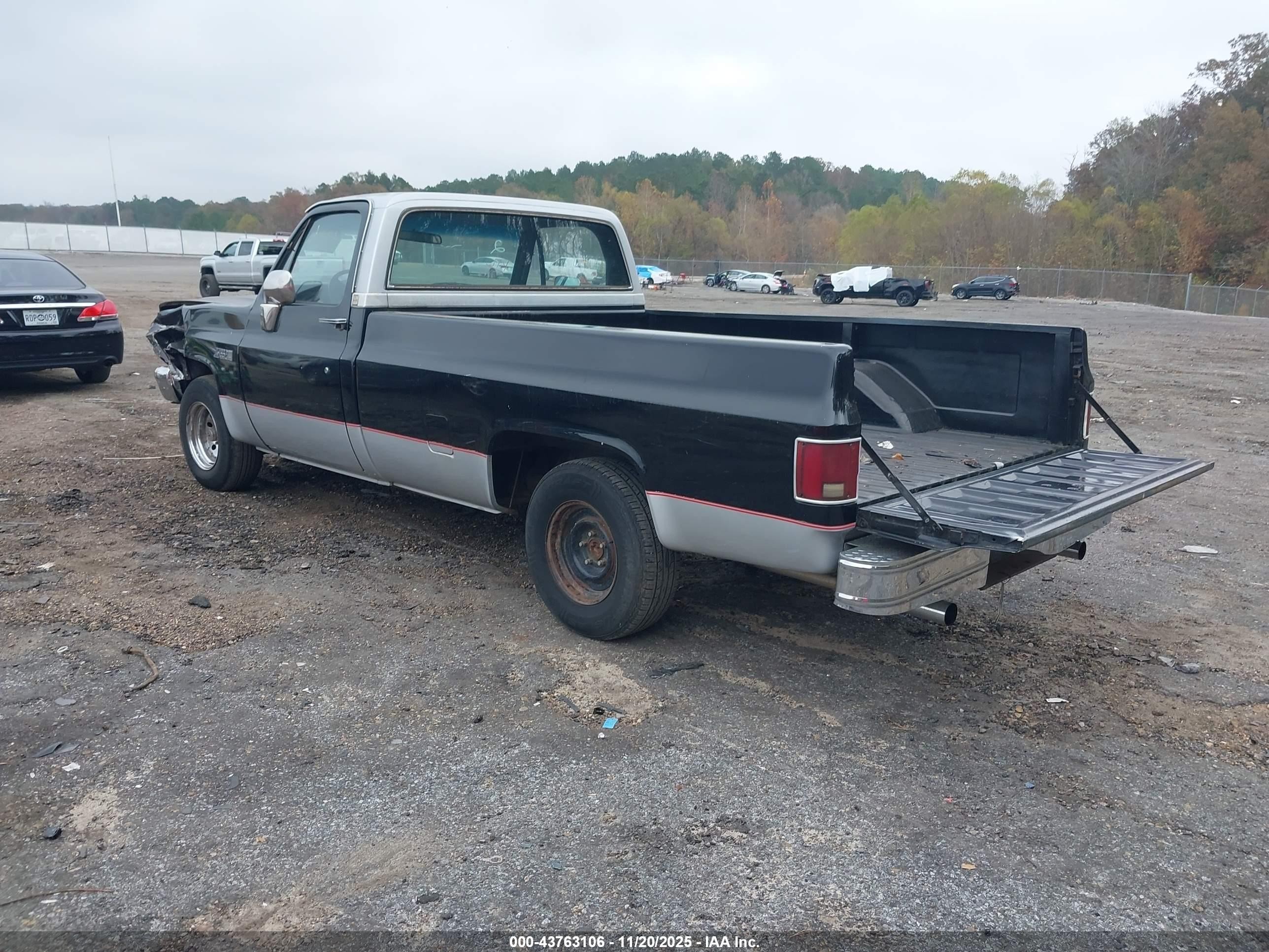 1985 Gmc C1500   Black vin: 2GTDC14H2F1544172