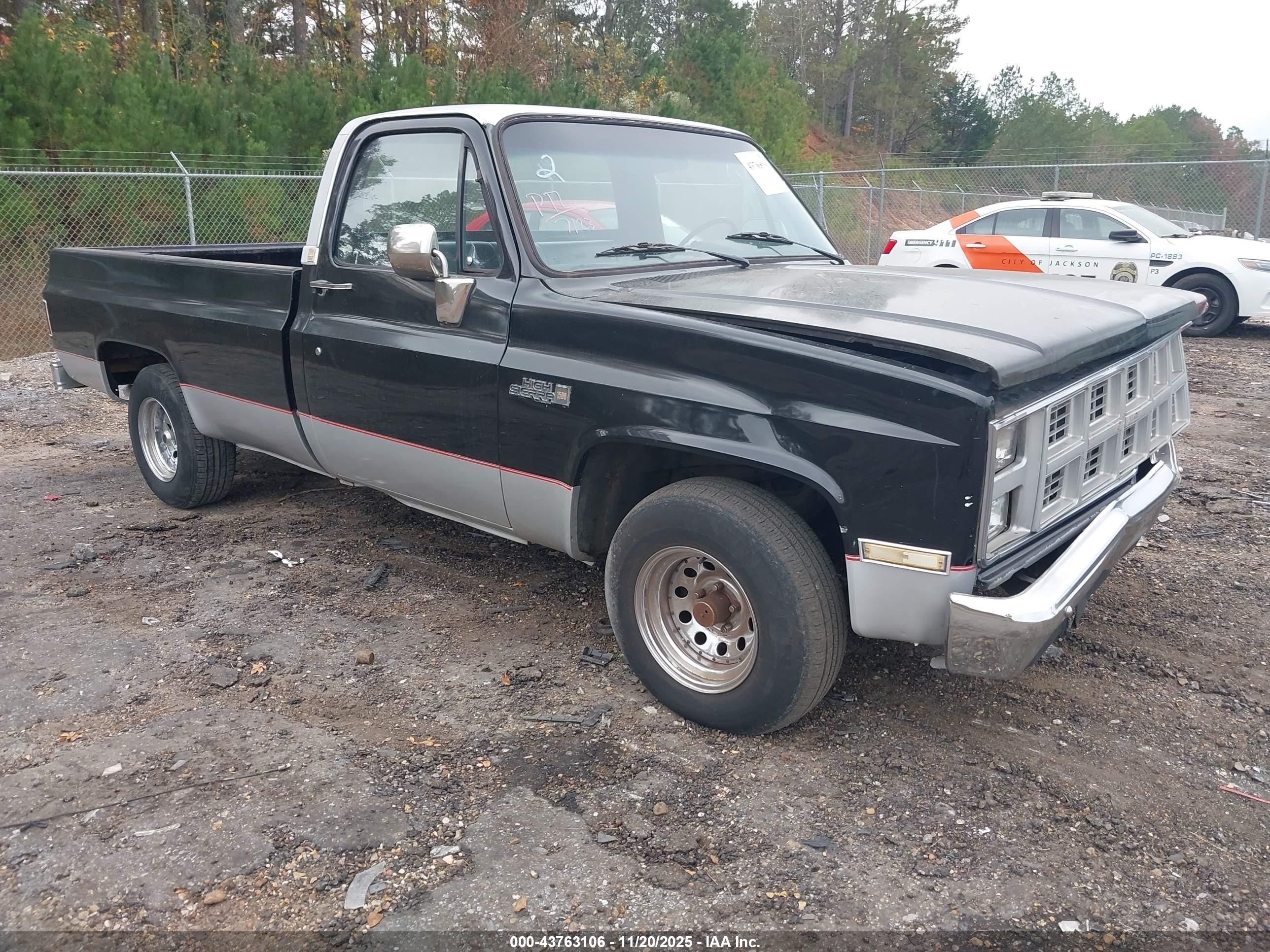 1985 Gmc C1500   Black vin: 2GTDC14H2F1544172