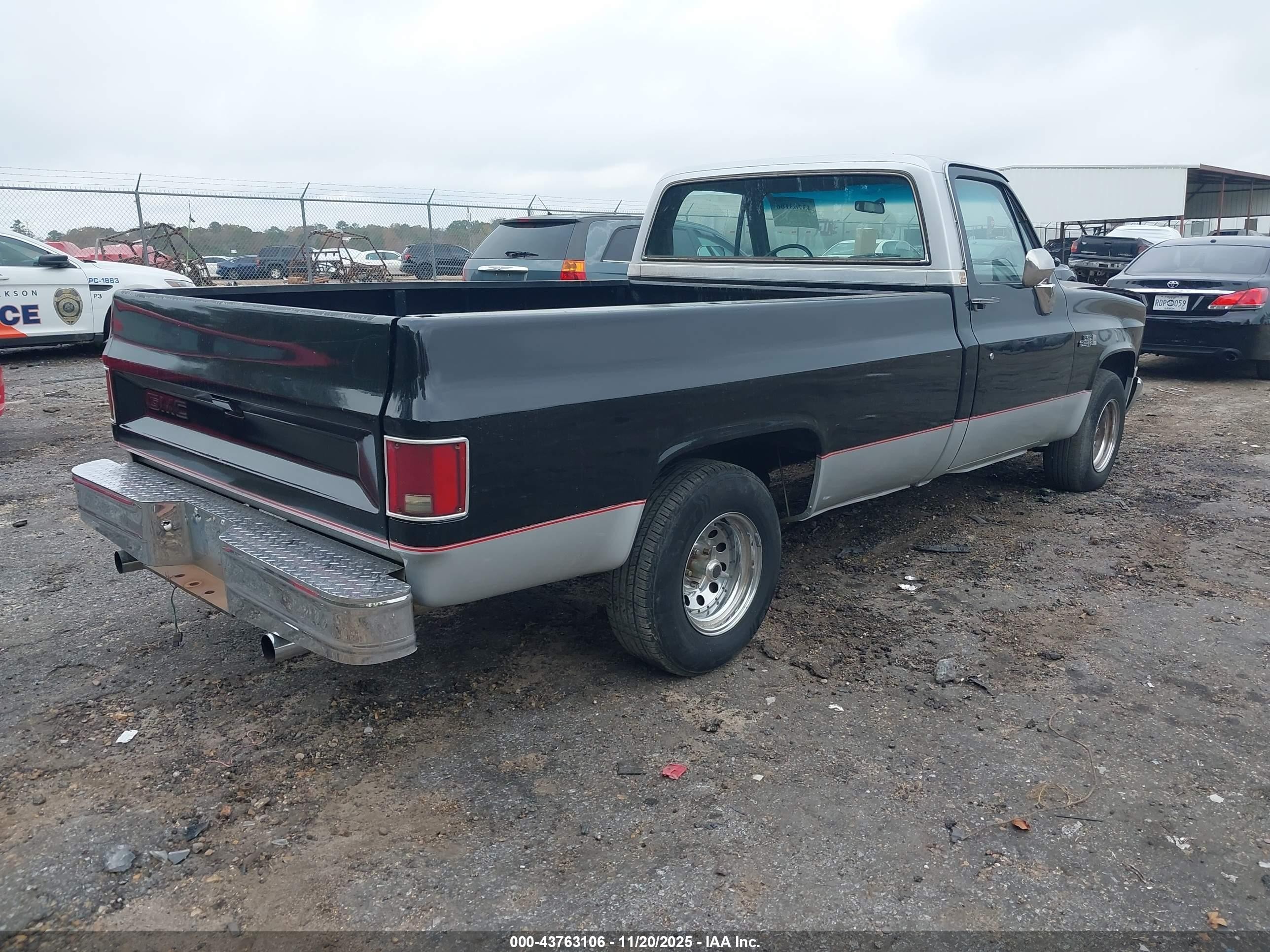1985 Gmc C1500   Black vin: 2GTDC14H2F1544172
