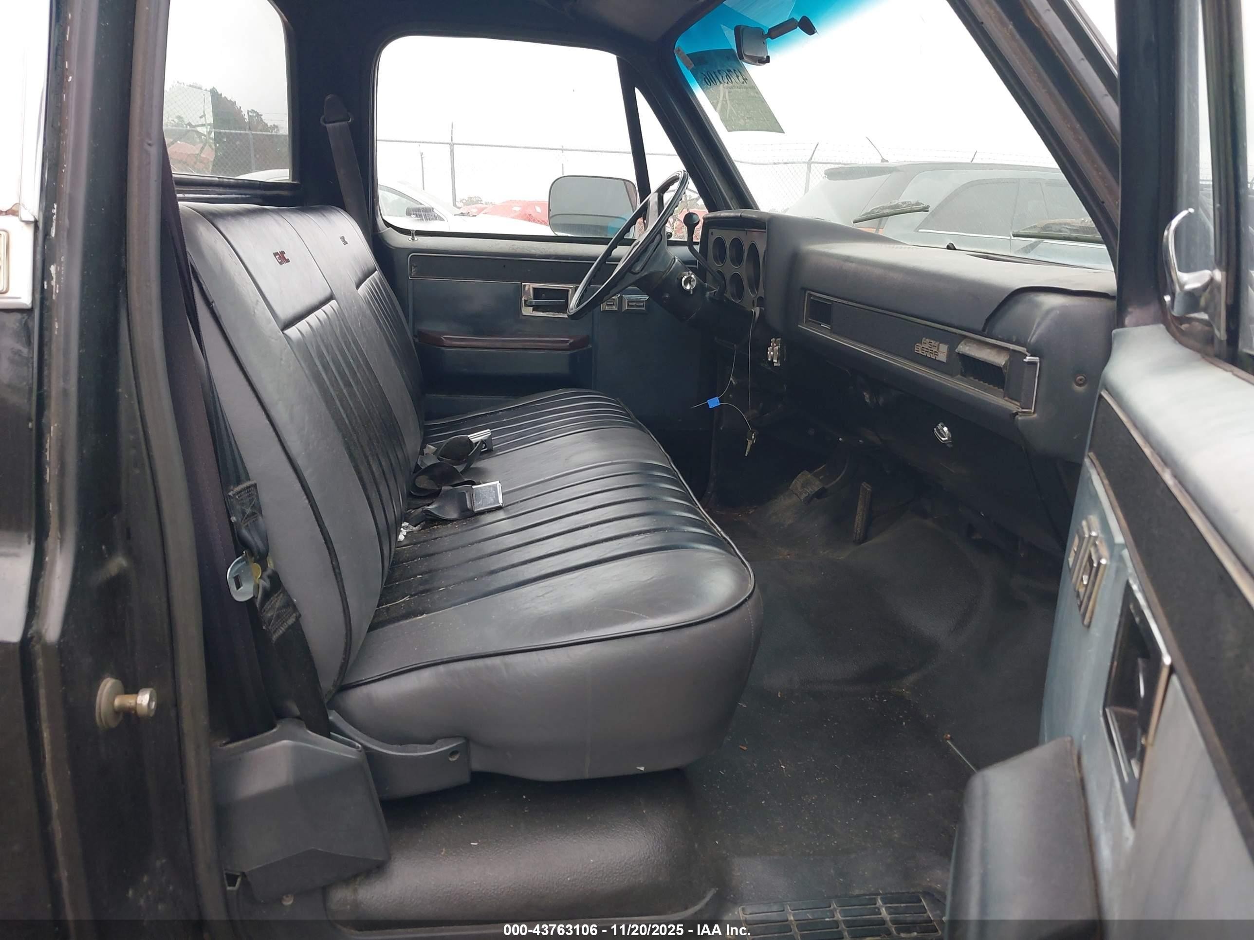 1985 Gmc C1500   Black vin: 2GTDC14H2F1544172