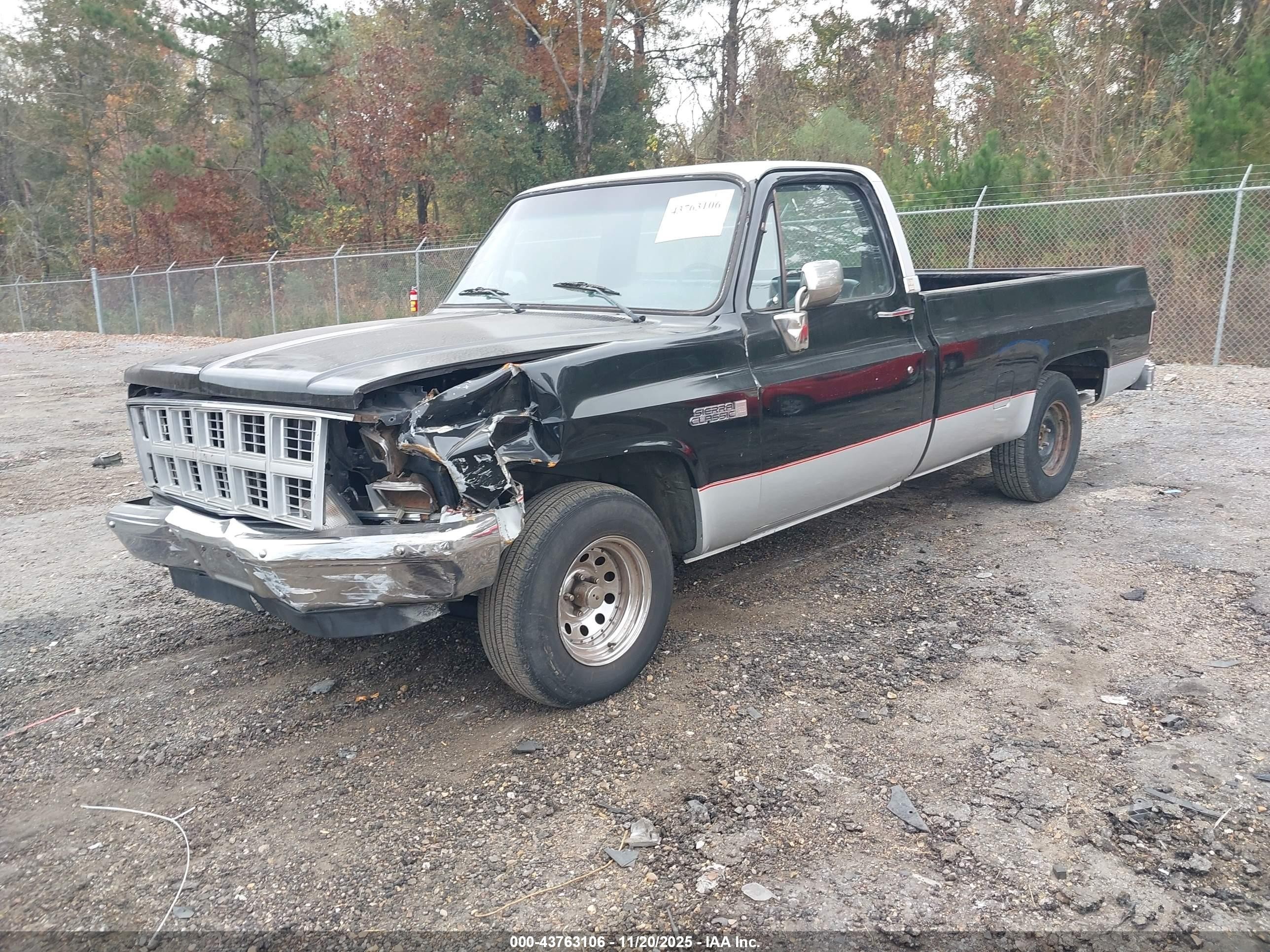1985 Gmc C1500   Black vin: 2GTDC14H2F1544172