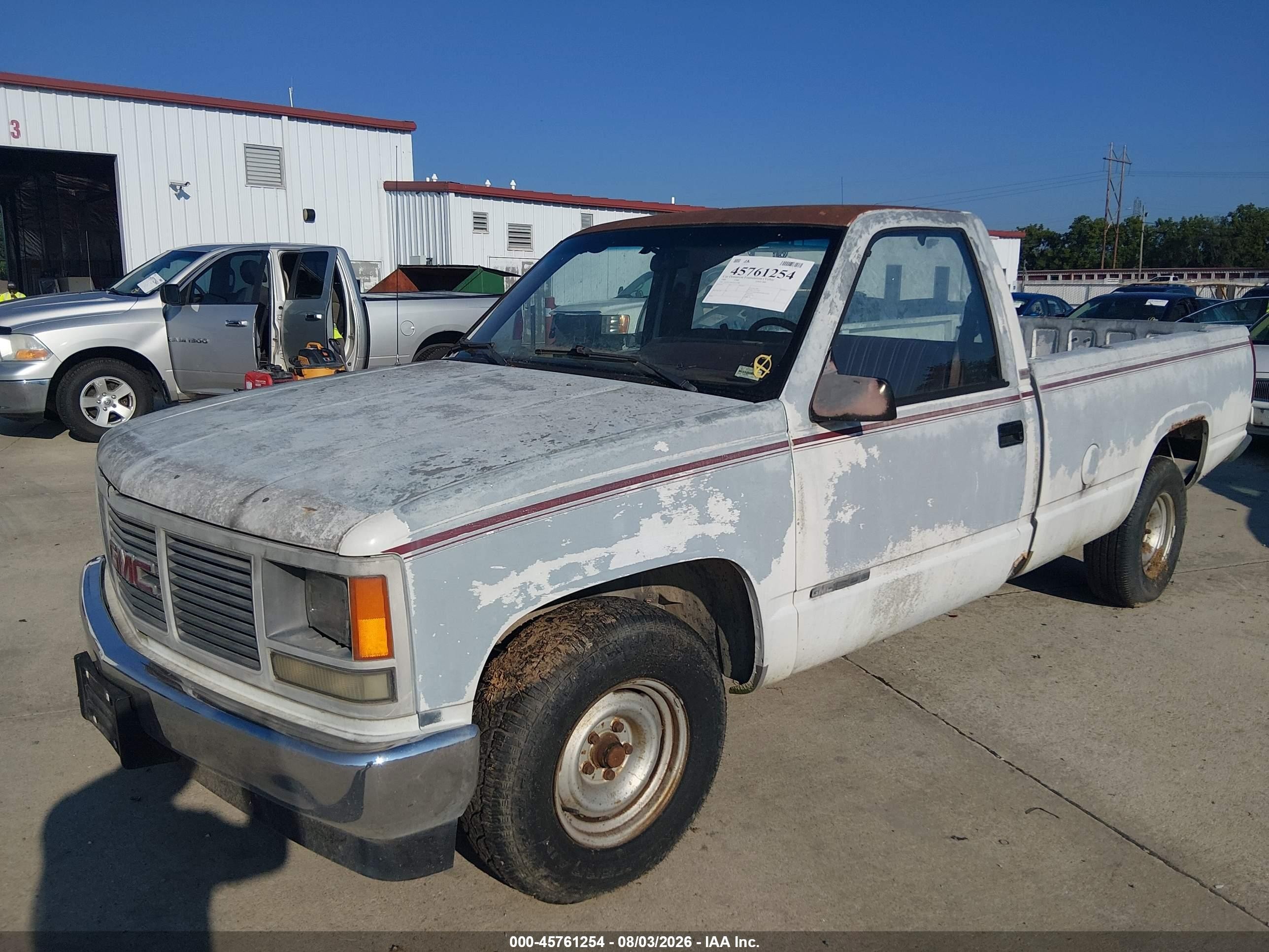 1988 Gmc Gmt-400 C1500 White vin: 2GTDC14K2J1531586