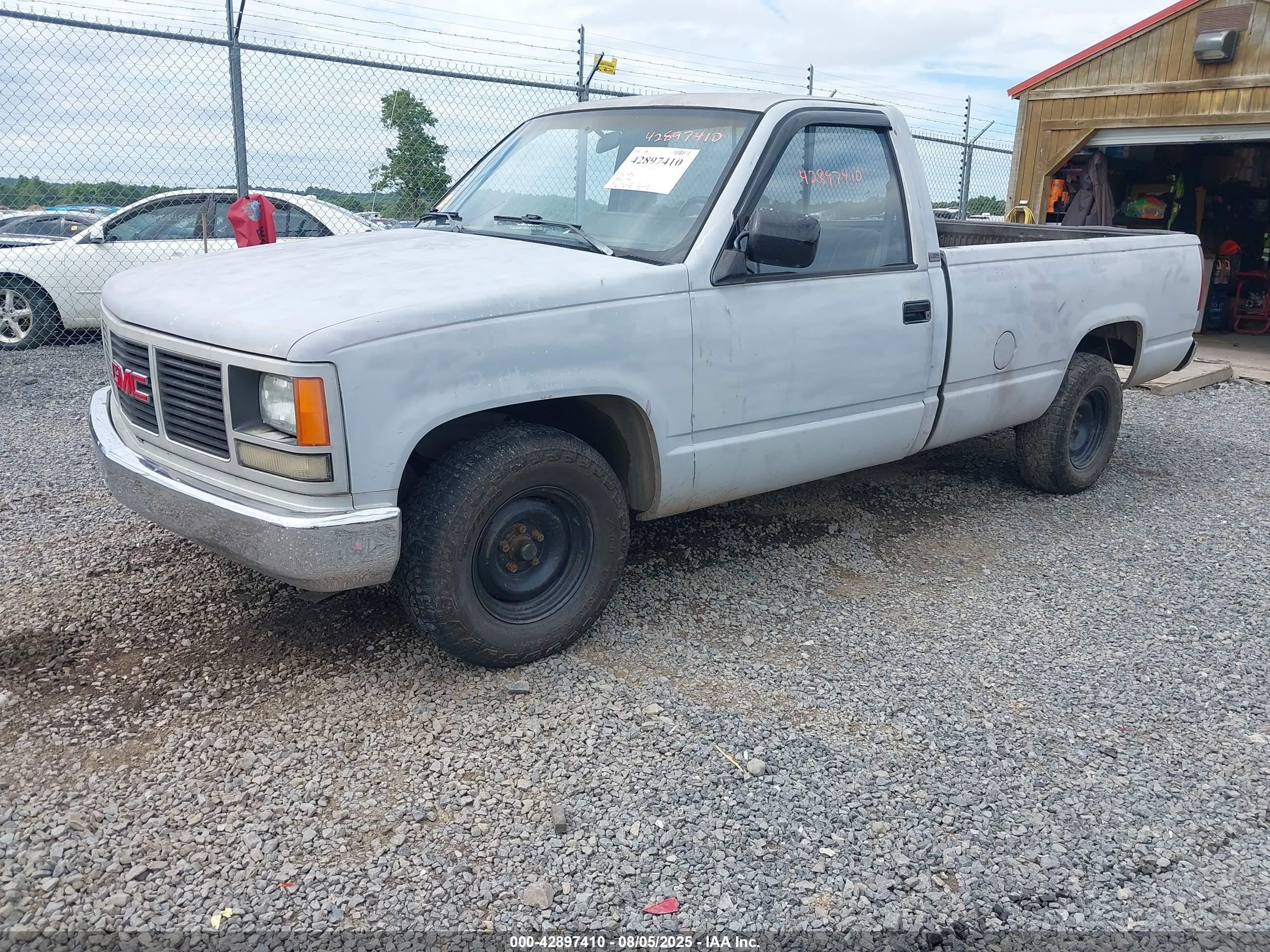 1989 Gmc Sierra C1500 Gray vin: 2GTDC14Z6K1567148