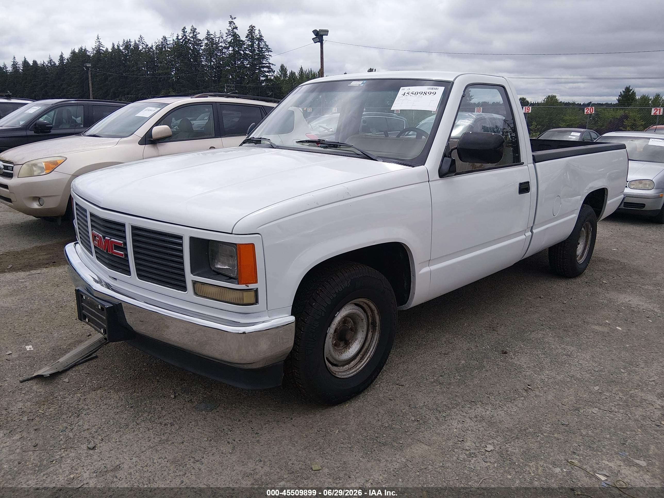 1988 Gmc Gmt-400 C1500 White vin: 2GTDC14Z9J1534448