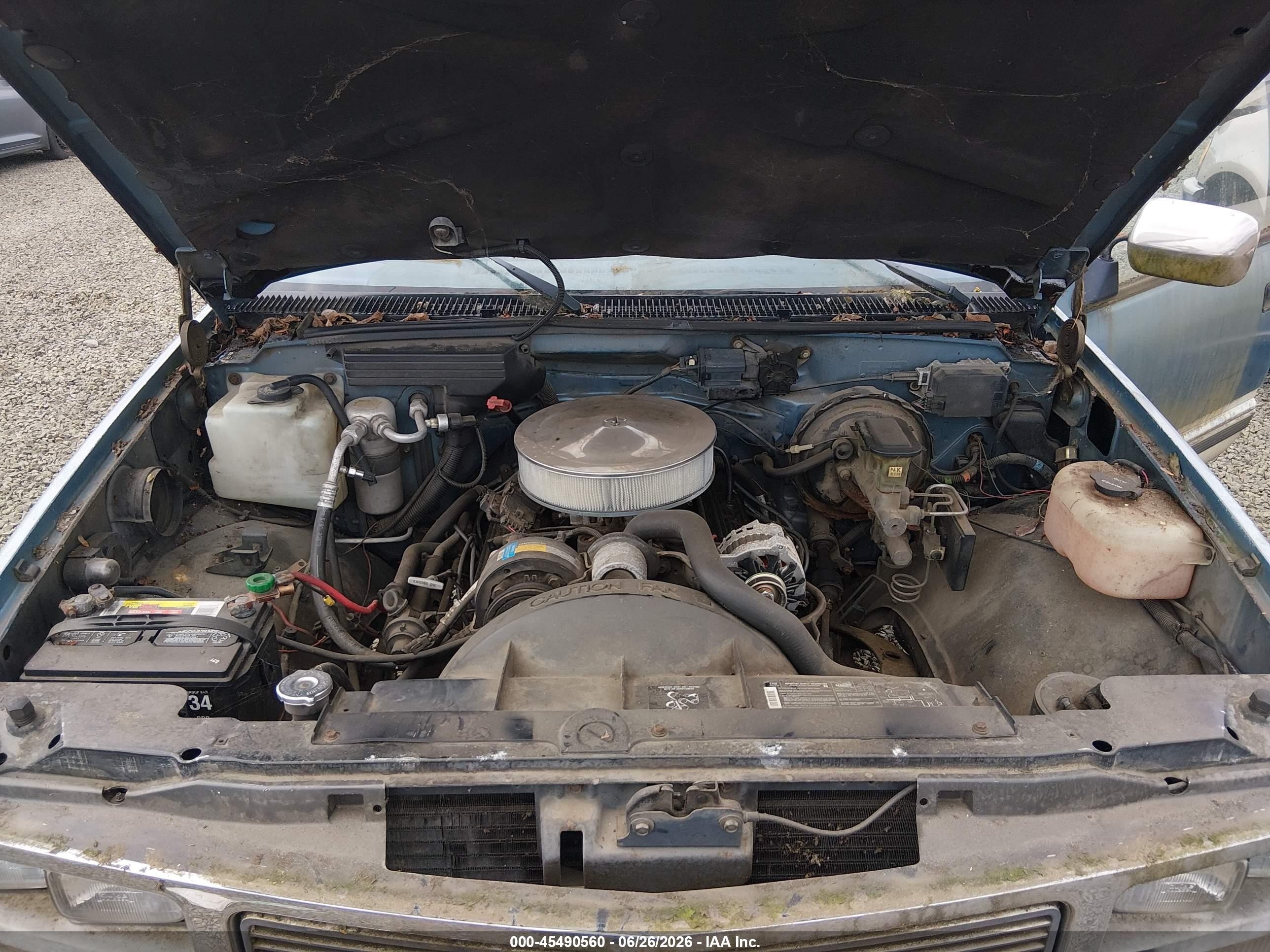1988 Gmc Gmt-400 C1500 Blue vin: 2GTDC19K4J1524146