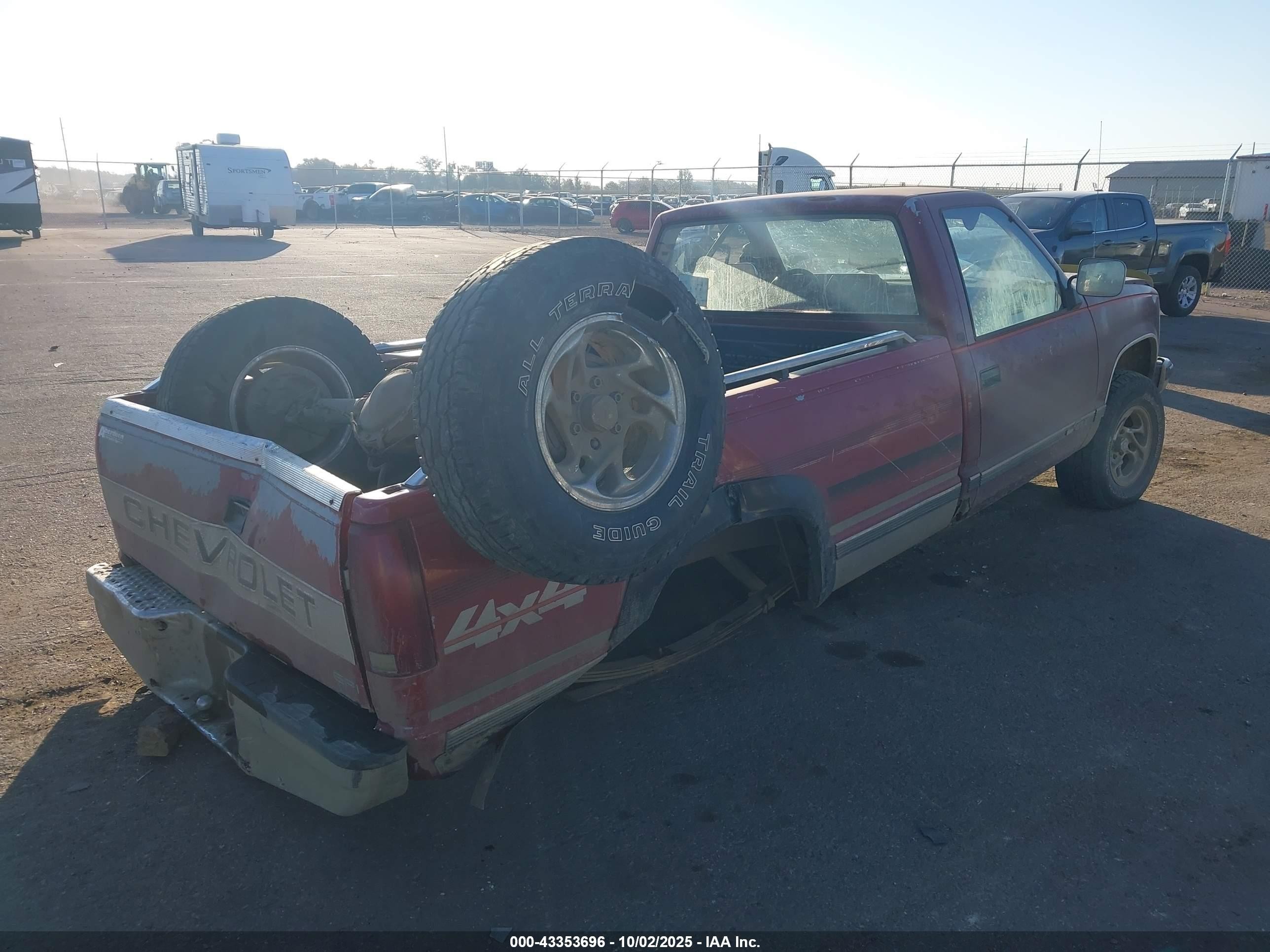 1988 Gmc Gmt-400 K1500 Red vin: 2GTDK14K2J1555180