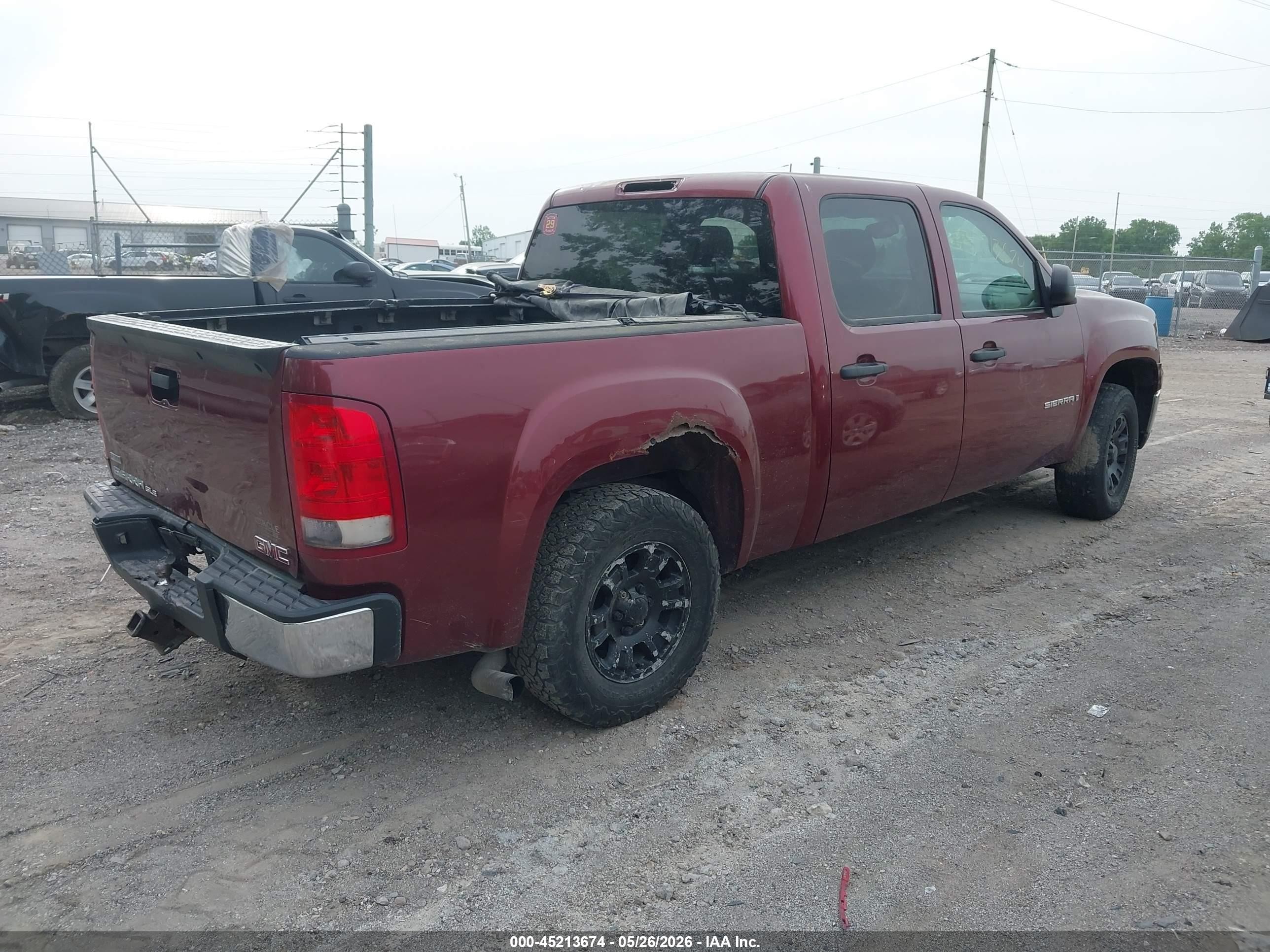 2008 Gmc Sierra 1500 Sle1 Красный vin: 2GTEC130581244354