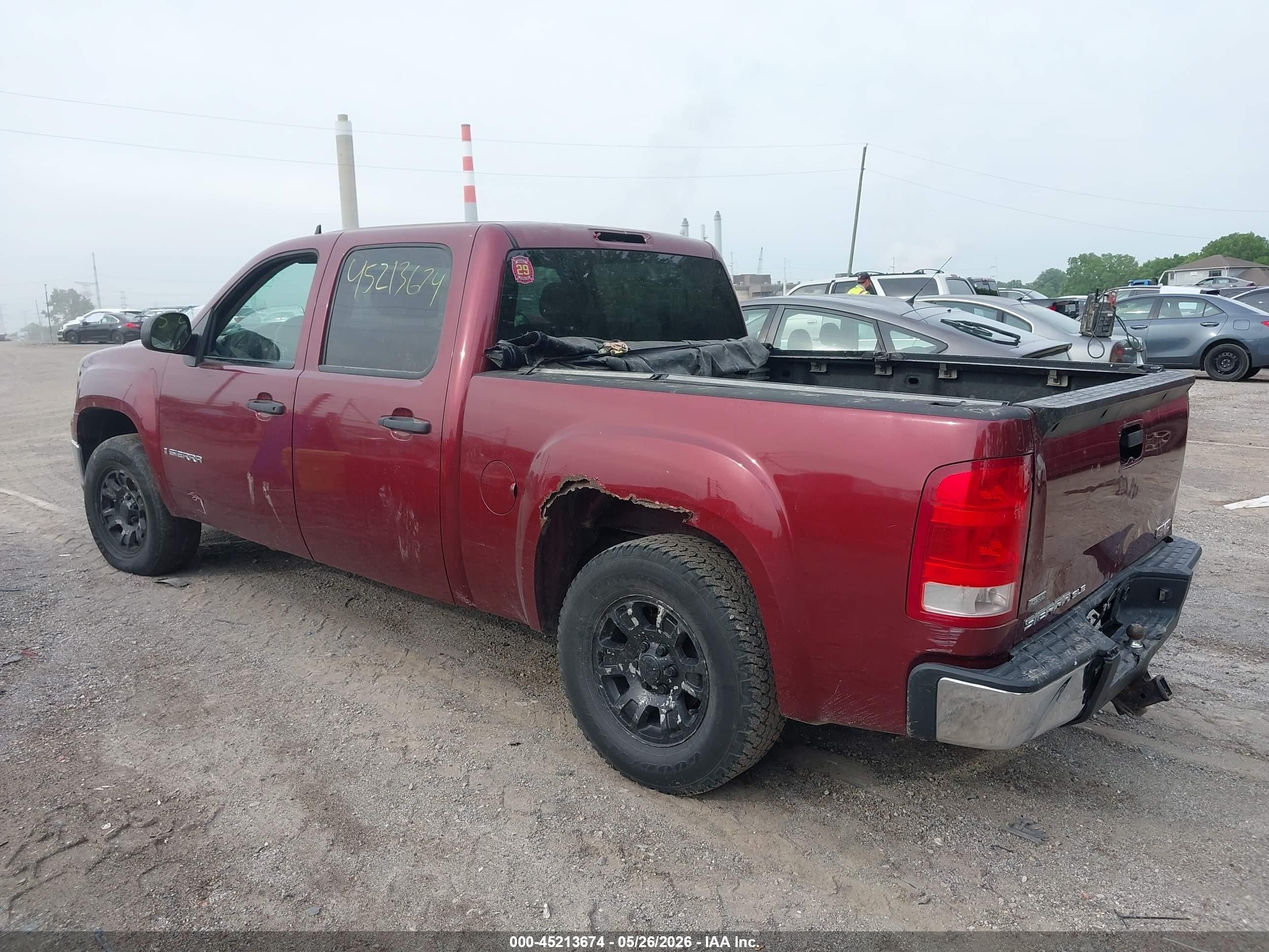 2008 Gmc Sierra 1500 Sle1 Красный vin: 2GTEC130581244354