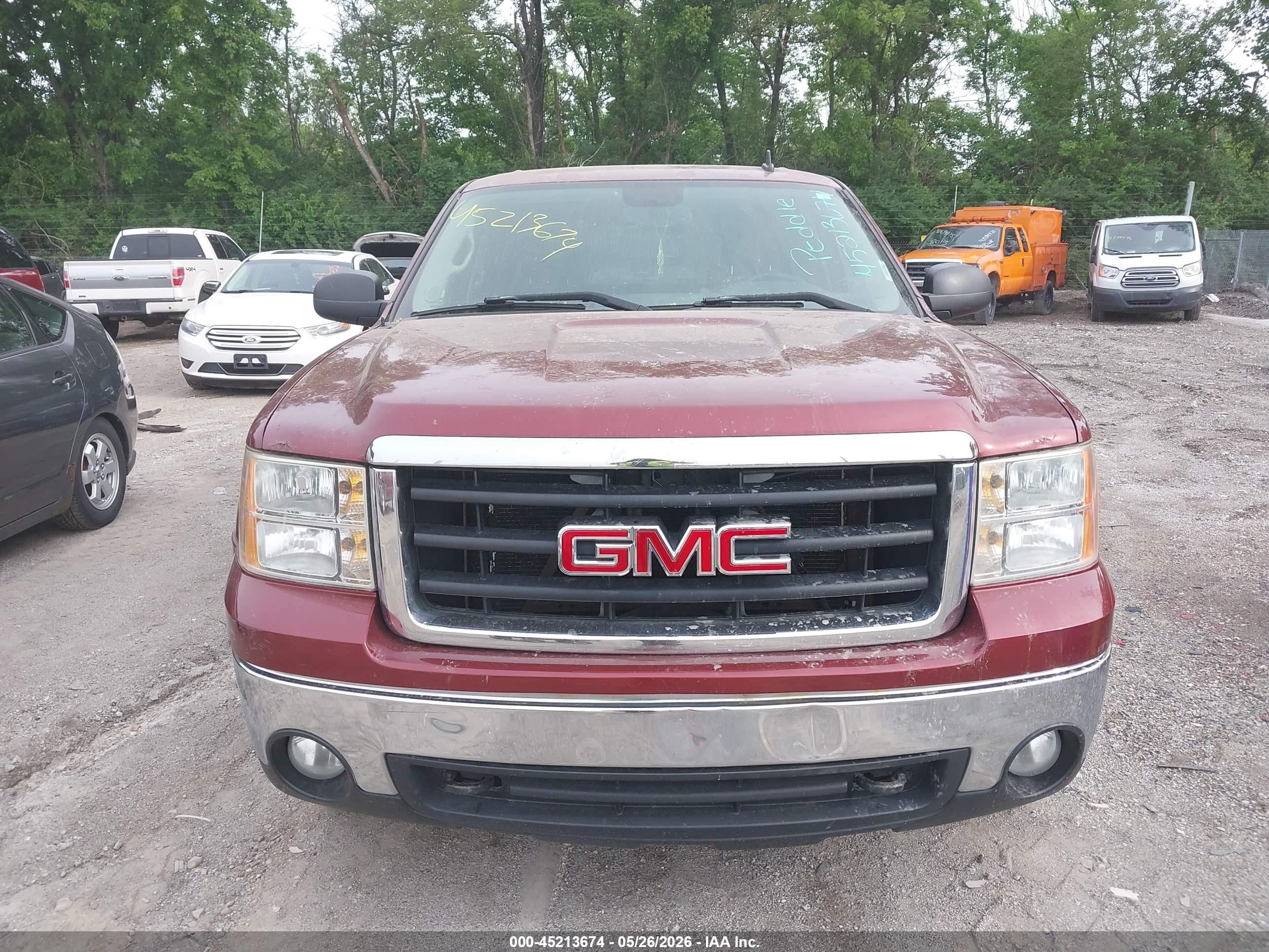 2008 Gmc Sierra 1500 Sle1 Красный vin: 2GTEC130581244354
